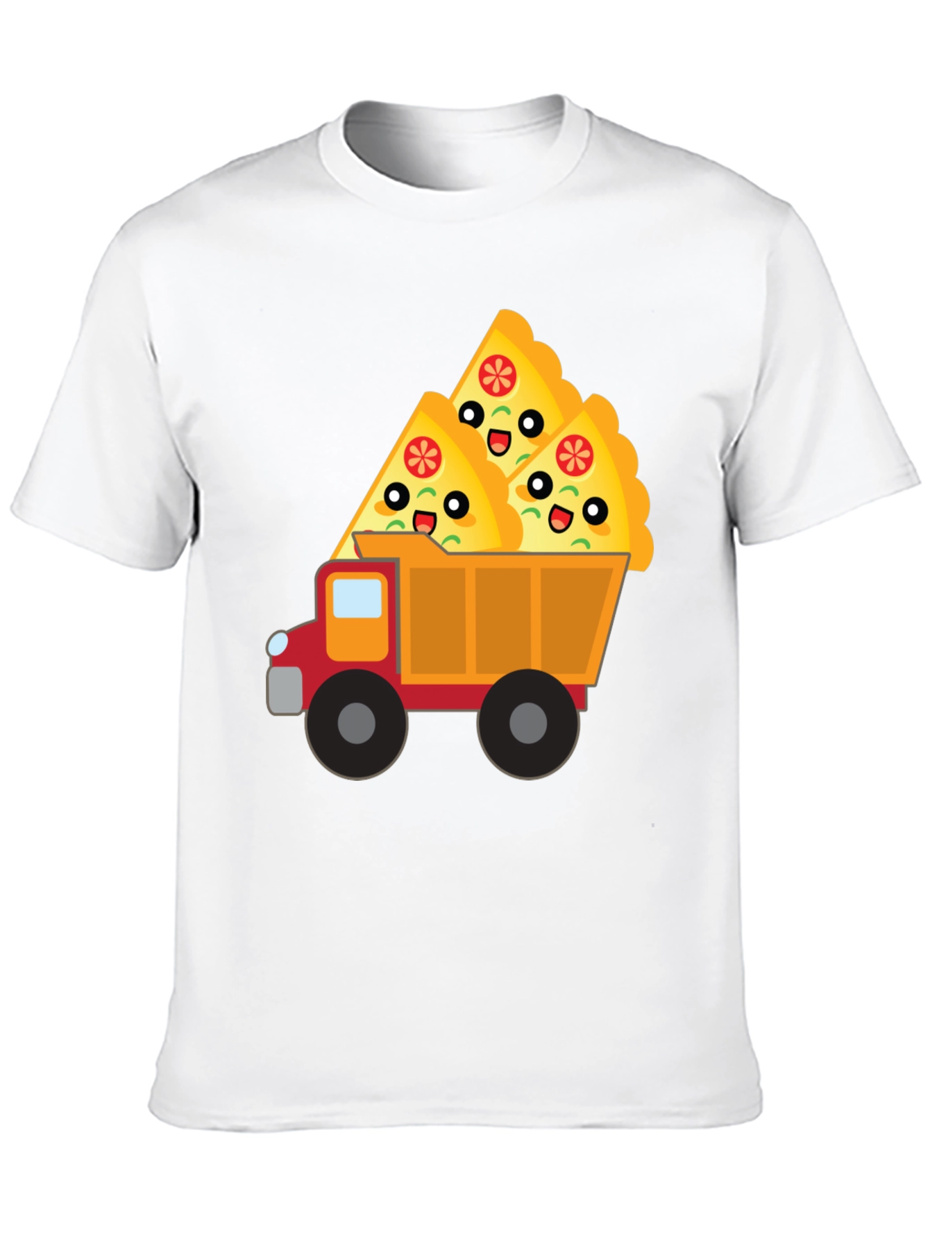 Pizza Truck T-Shirt - Novelty Food Tee