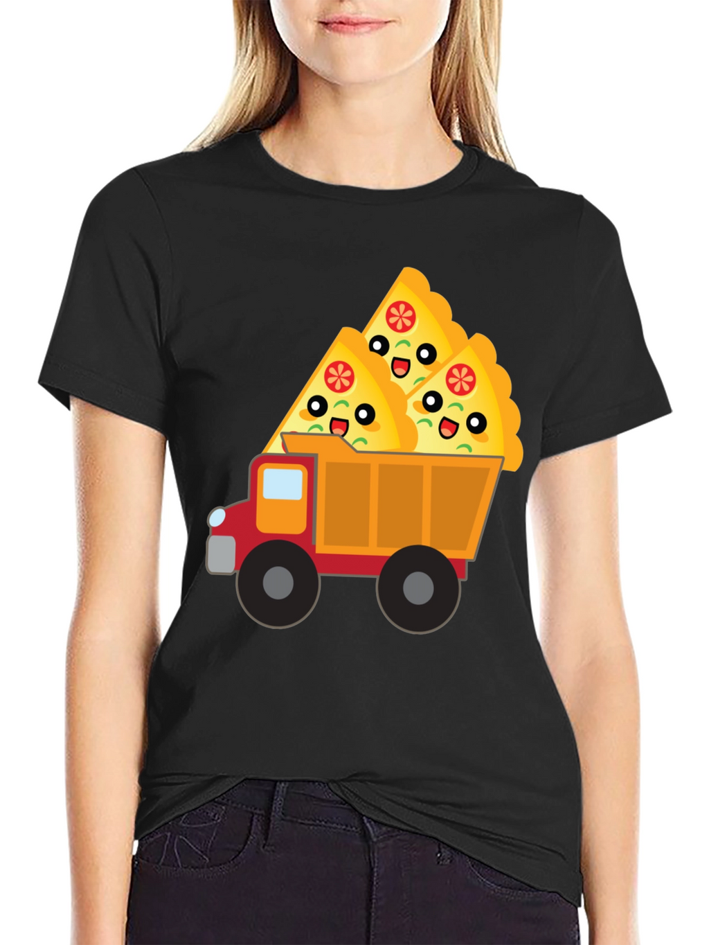 Pizza Truck T-Shirt - Novelty Food Tee