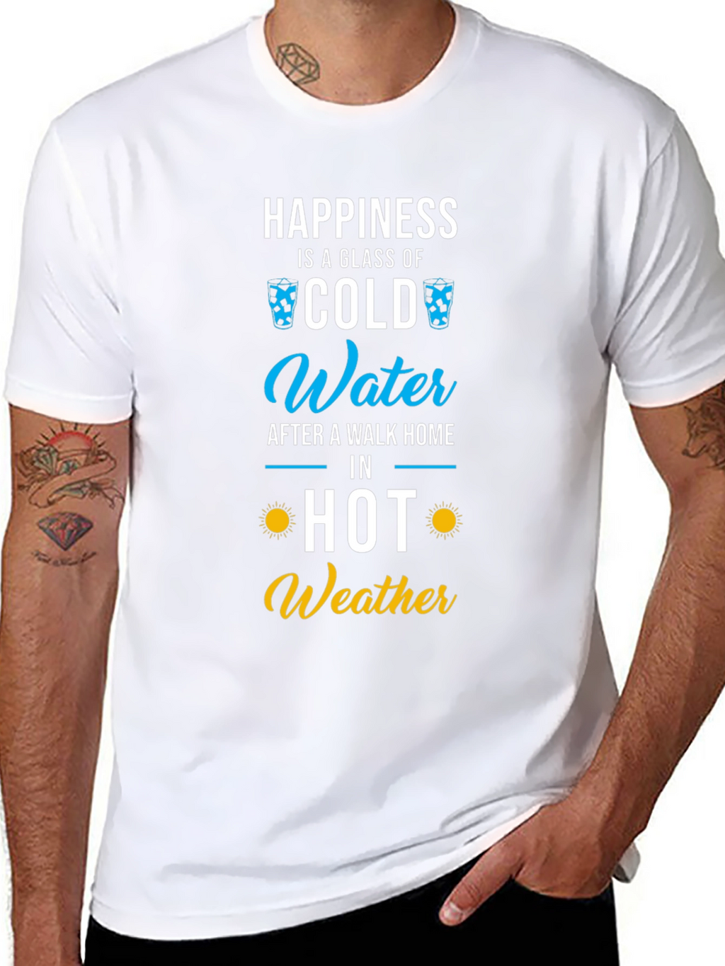 Happiness Cold Water T-Shirt - Summer Fun!