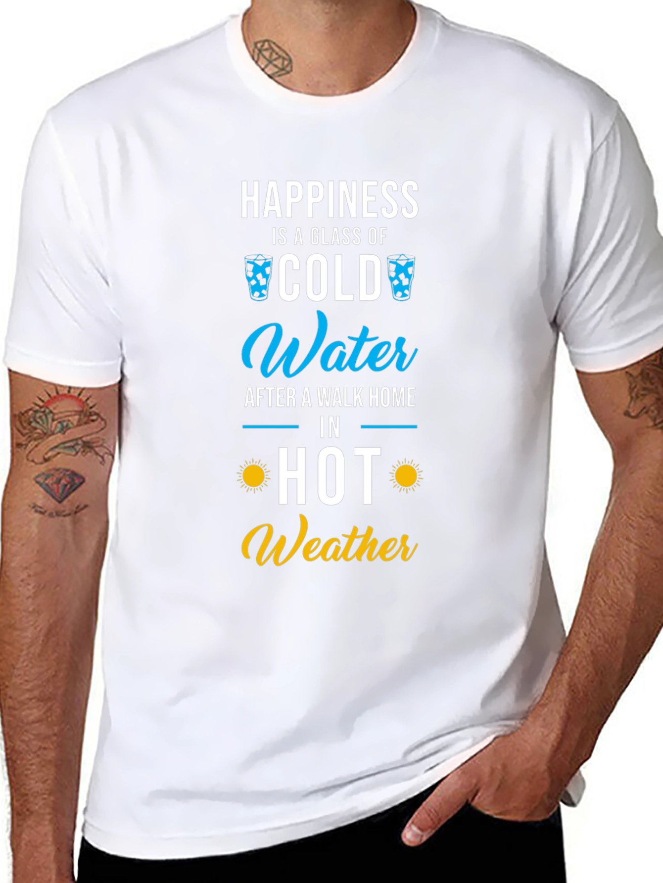Happiness Cold Water T-Shirt - Summer Fun!