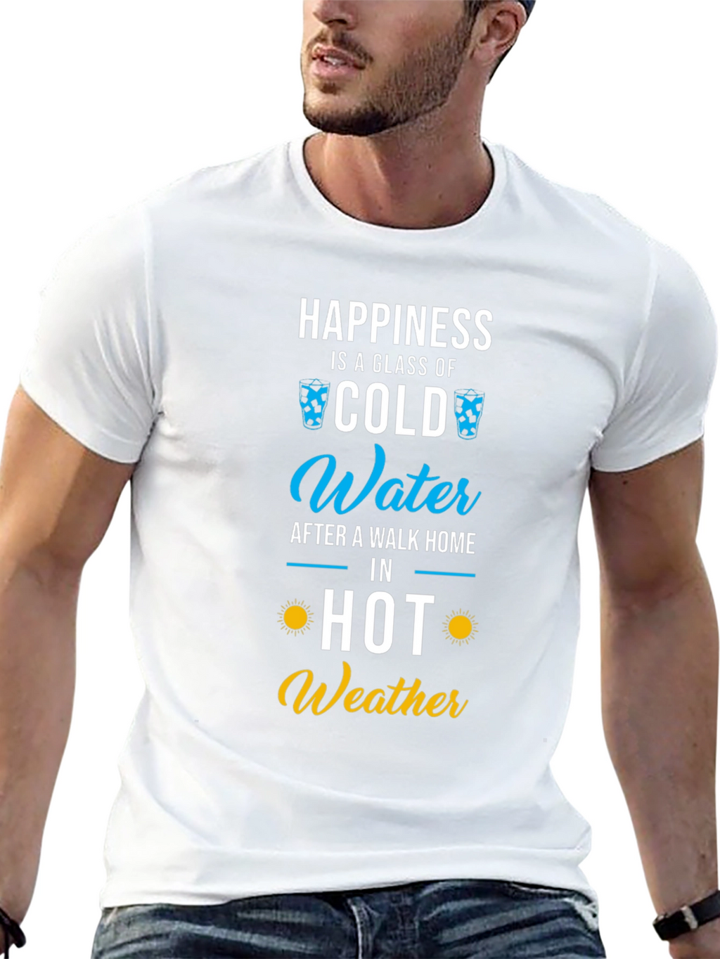 Happiness Cold Water T-Shirt - Summer Fun!