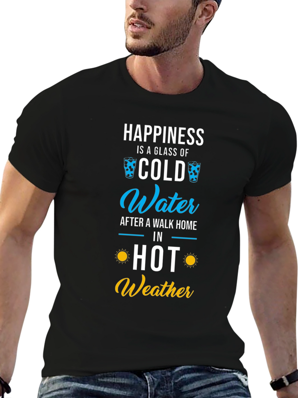 Happiness Cold Water T-Shirt - Summer Fun!