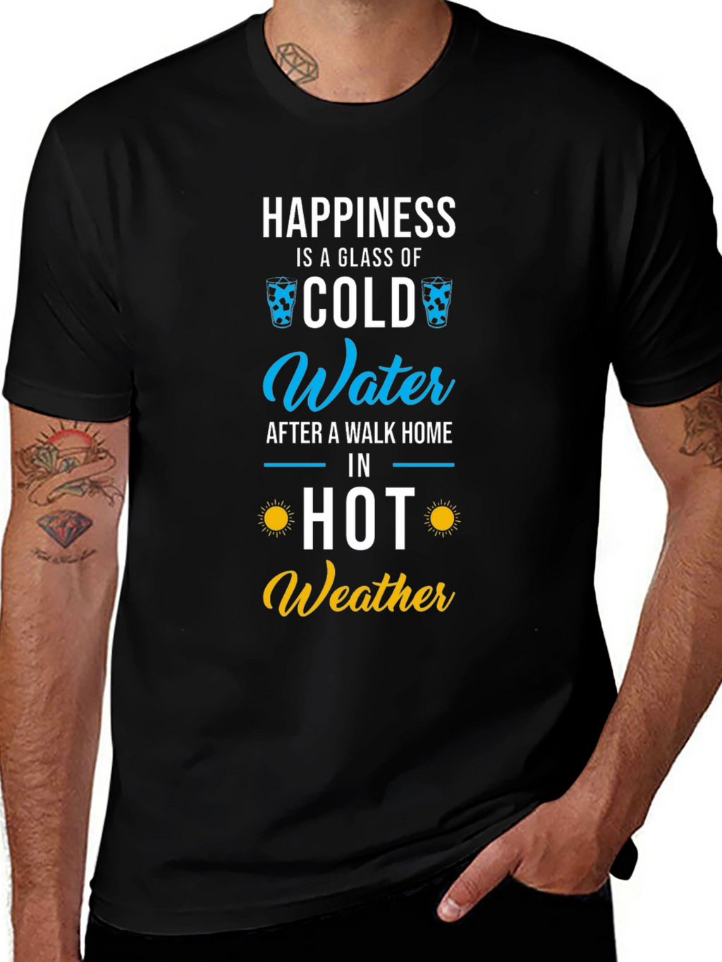 Happiness Cold Water T-Shirt - Summer Fun!