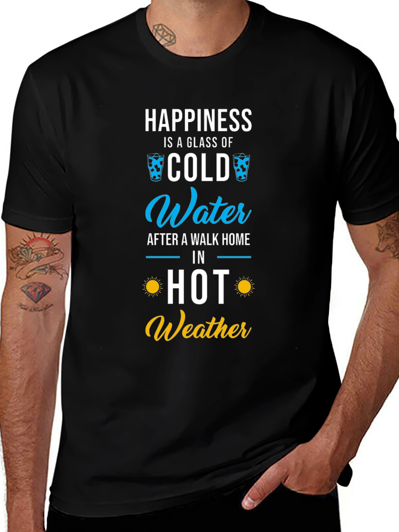Happiness Cold Water T-Shirt - Summer Fun!