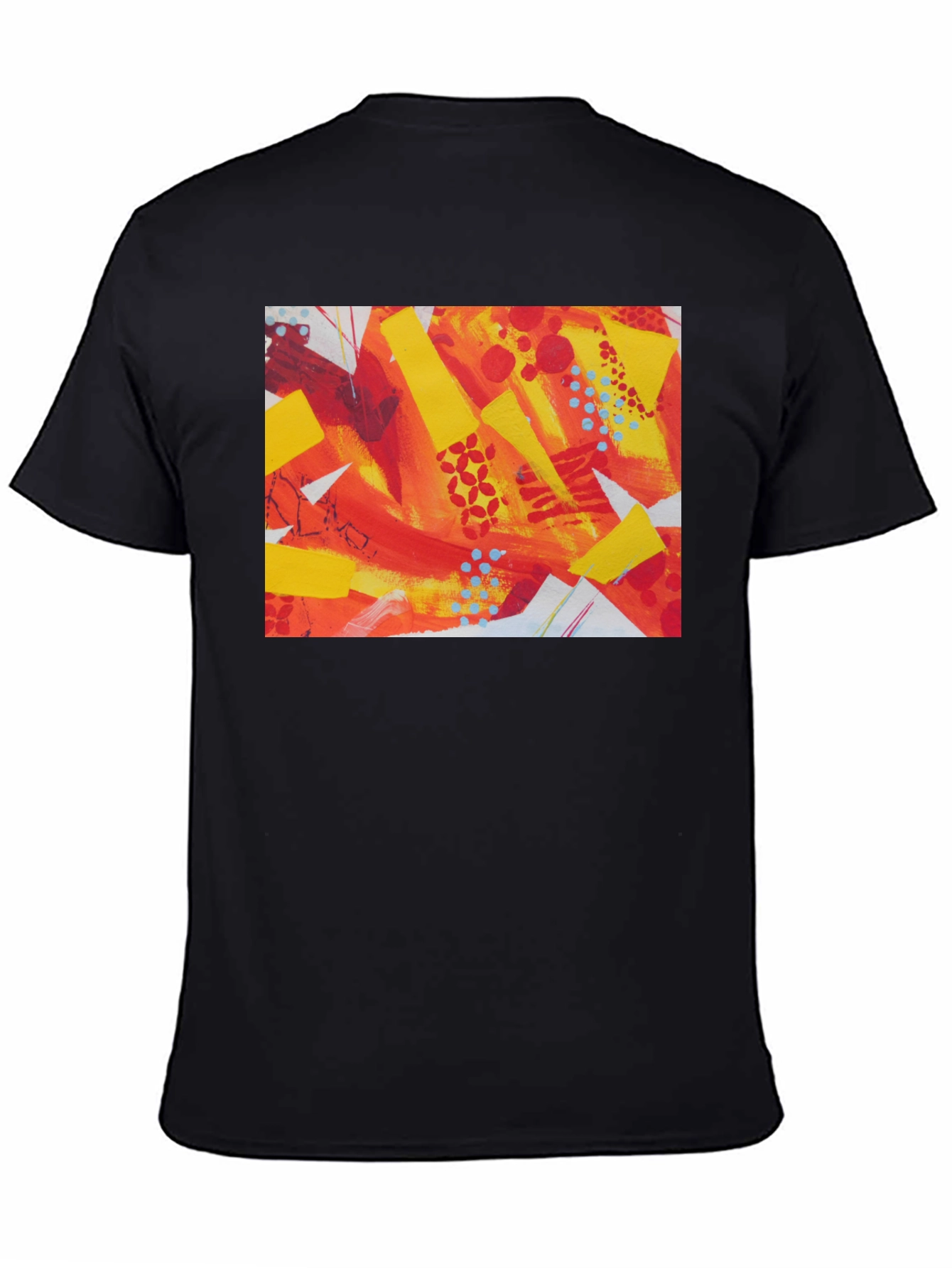 Abstract Art Graphic Tee - Bold Colors