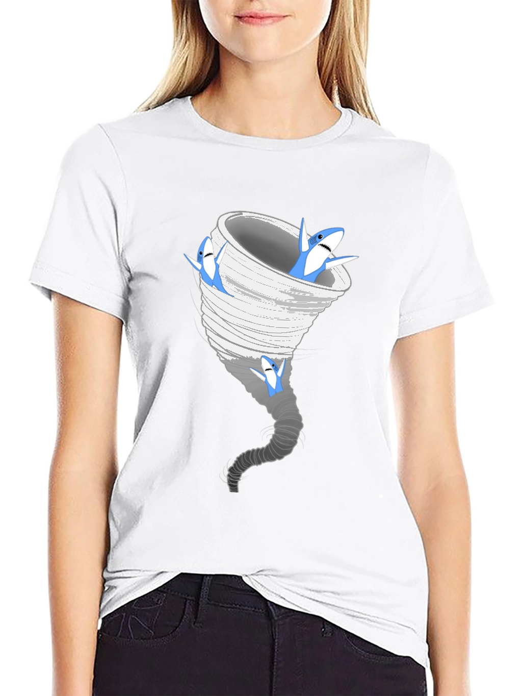 Sharknado T-Shirt - Funny Tornado Graphic Tee