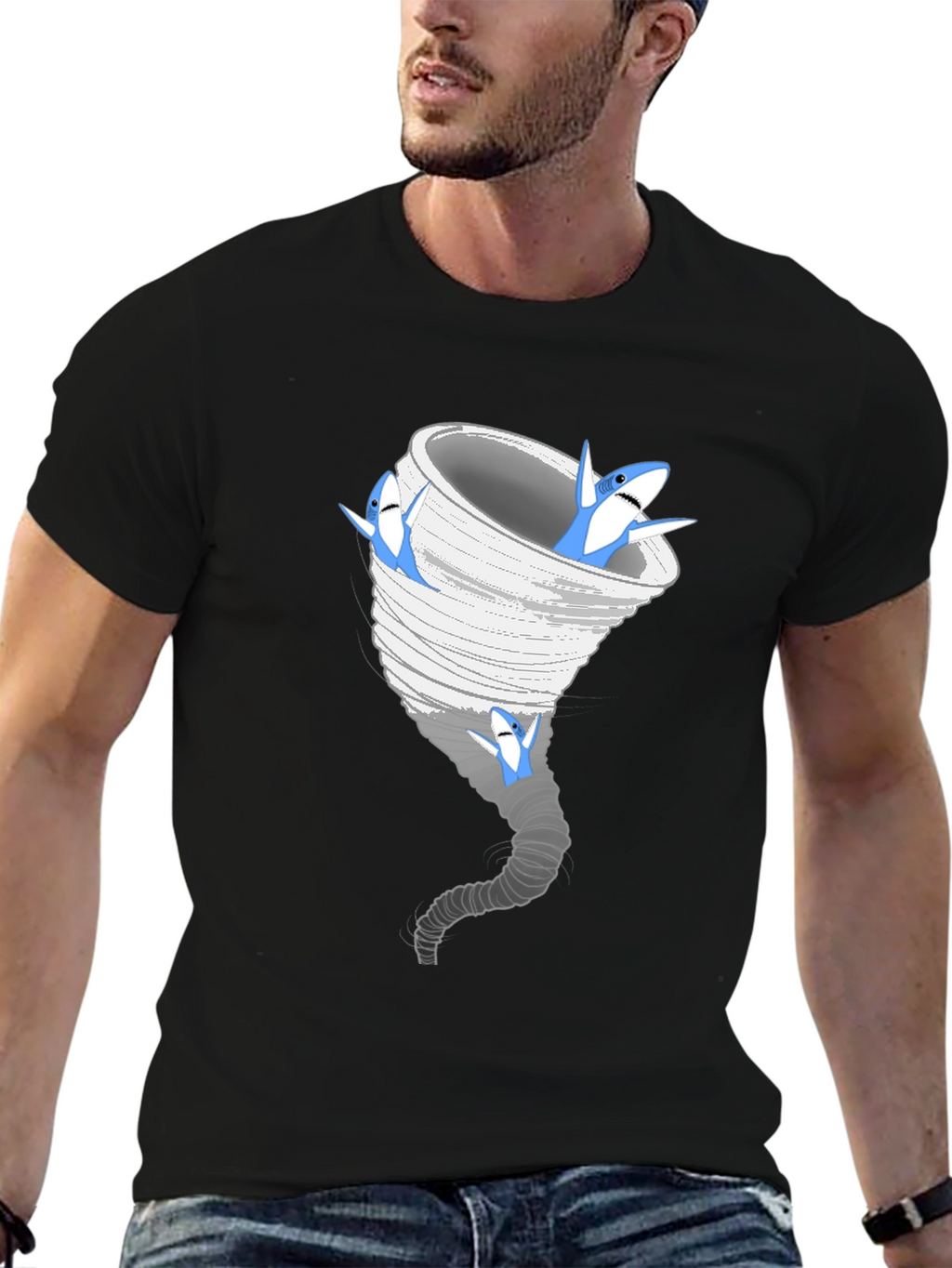 Sharknado T-Shirt - Funny Tornado Graphic Tee