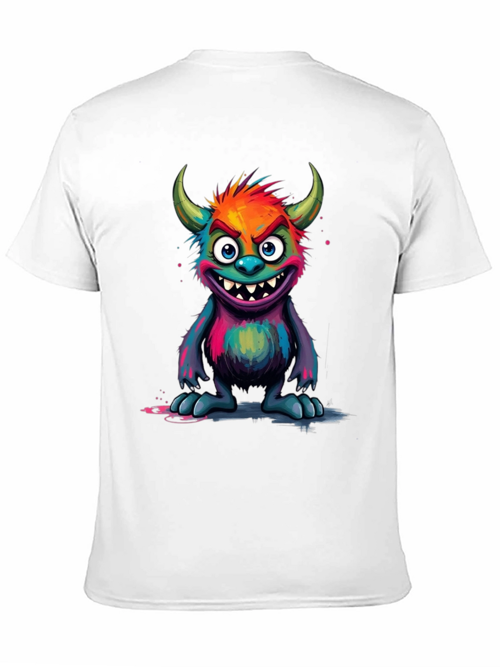 Monster Graphic Black T-Shirt