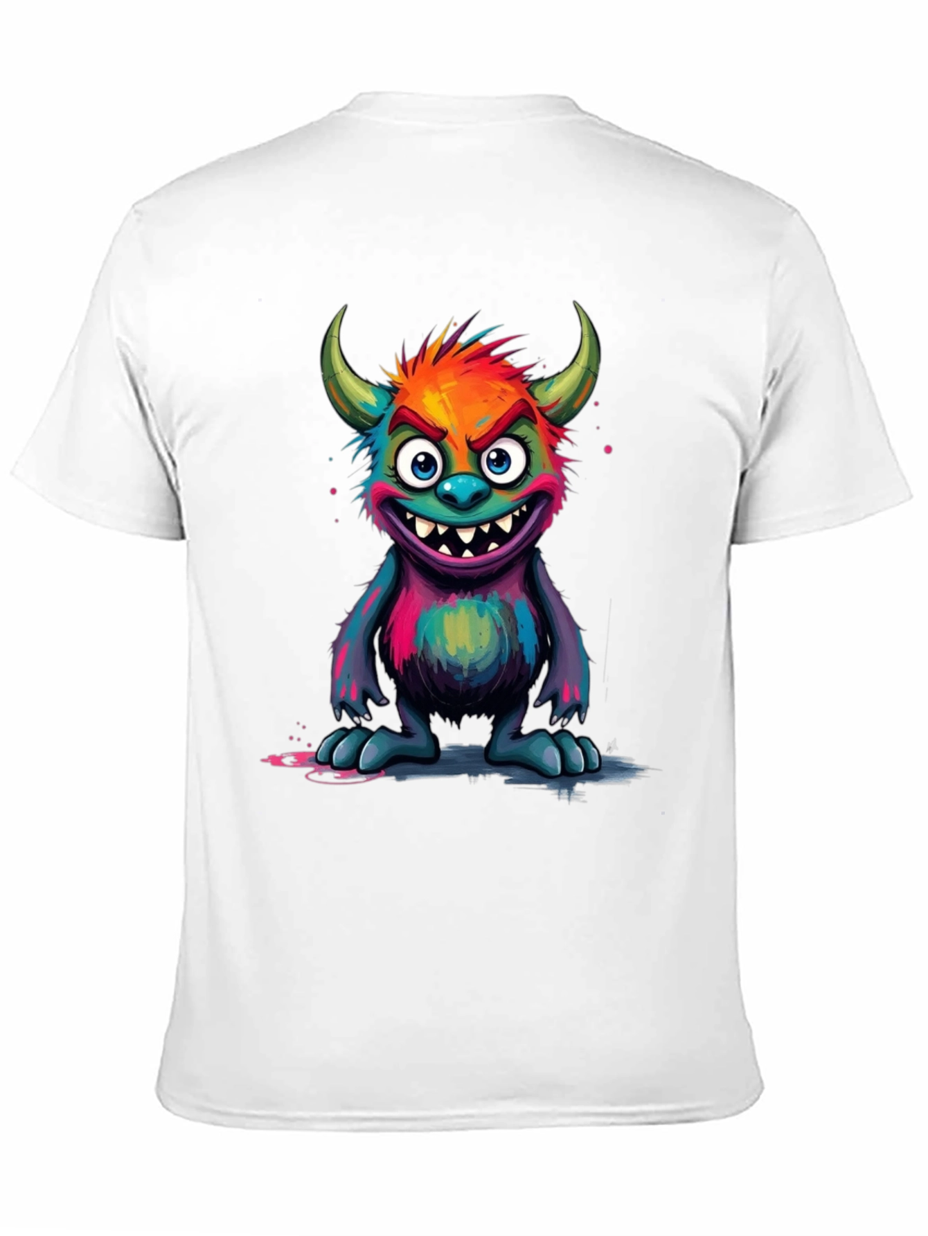 Monster Graphic Black T-Shirt