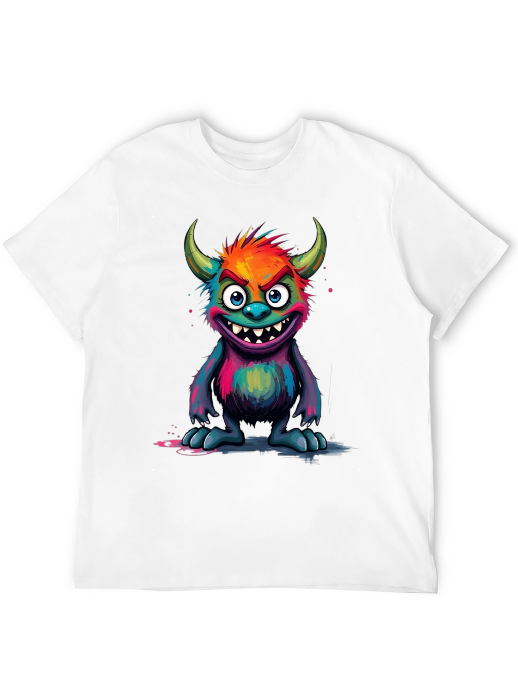 Monster Graphic Black T-Shirt
