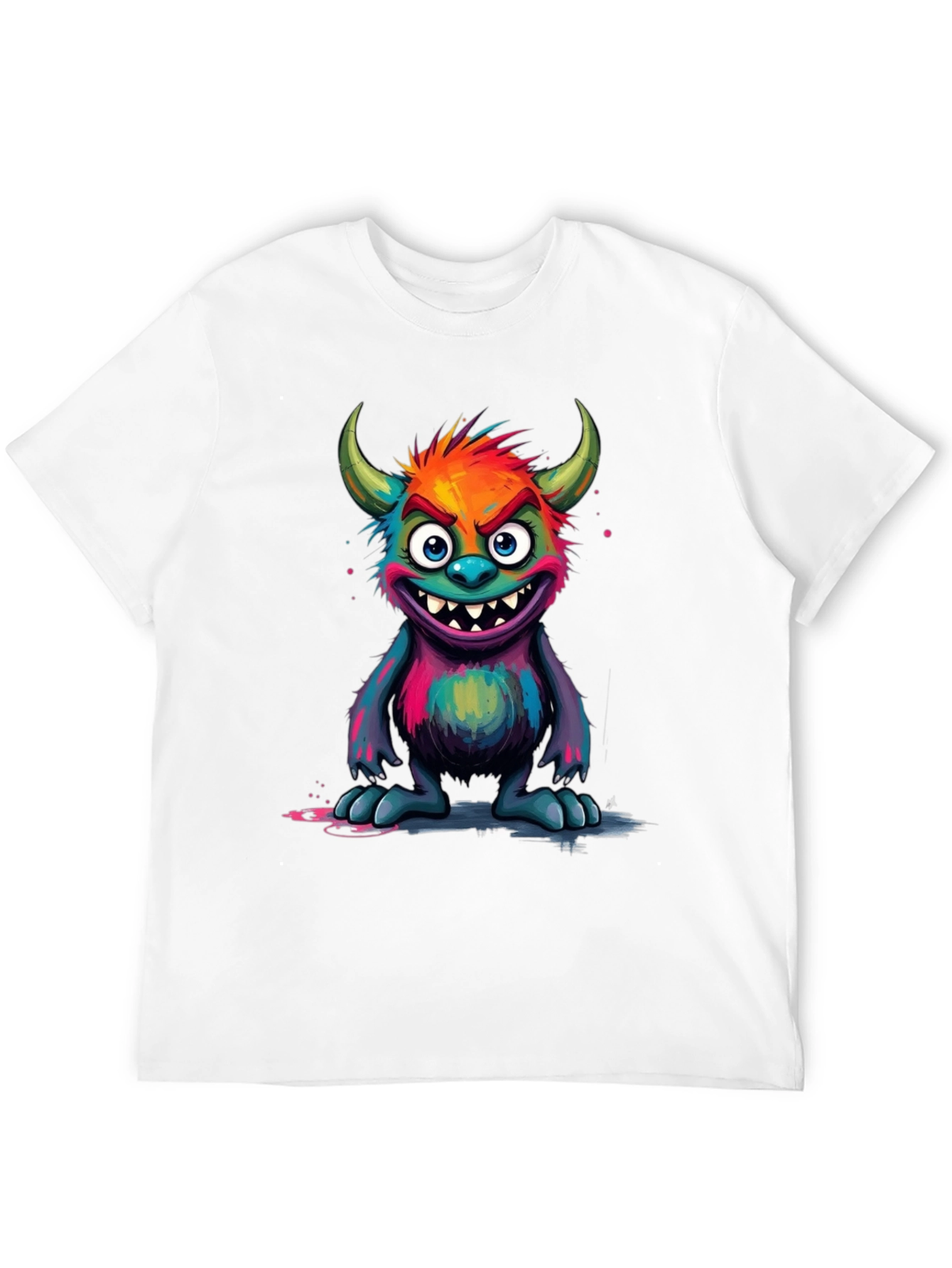 Monster Graphic Black T-Shirt