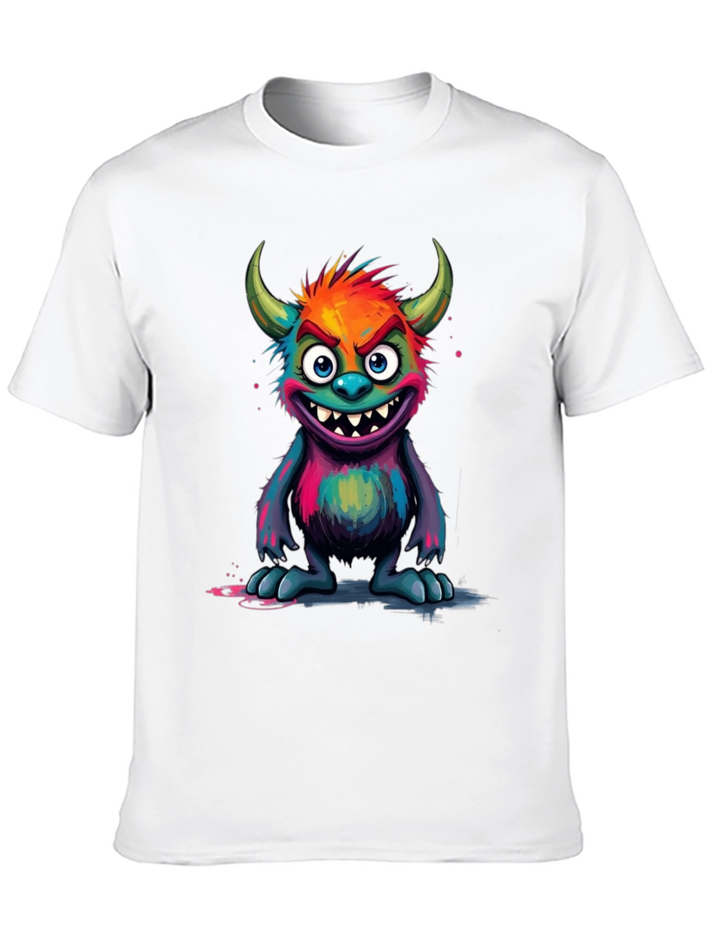 Monster Graphic Black T-Shirt