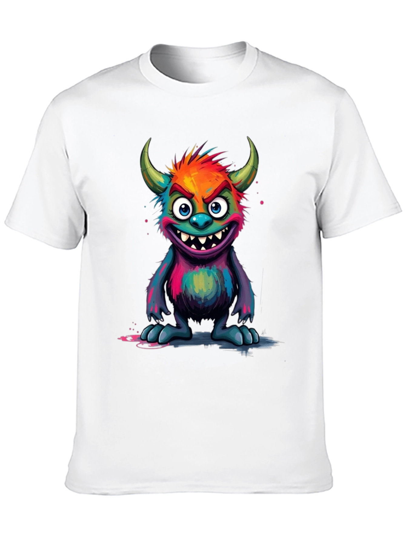 Monster Graphic Black T-Shirt