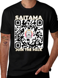 Saitama Crypto Join the Pack QR Code T-Shirt