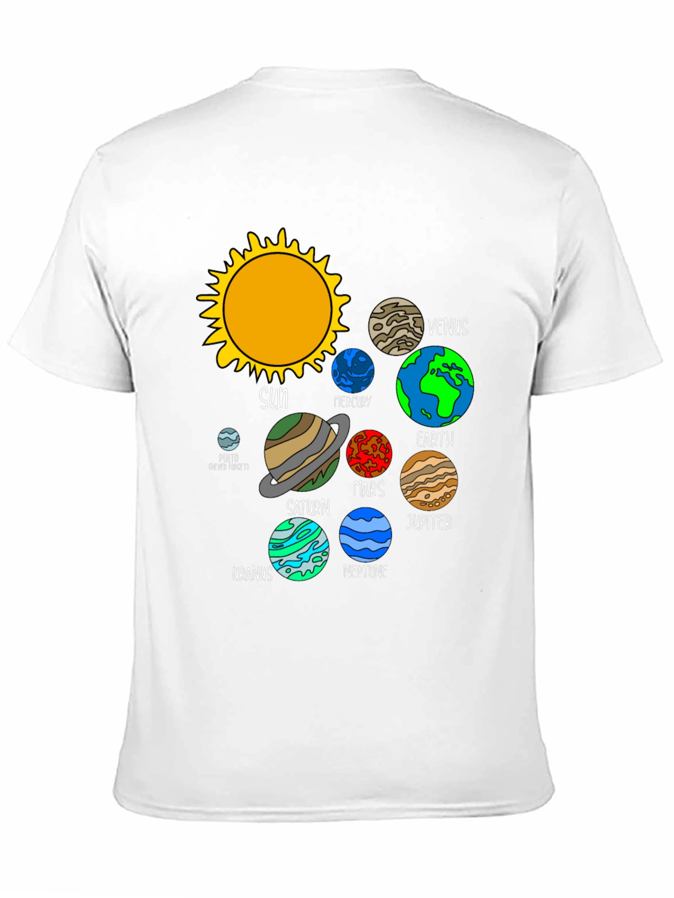 Solar System Planets T-Shirt - Astronomy Graphic Tee