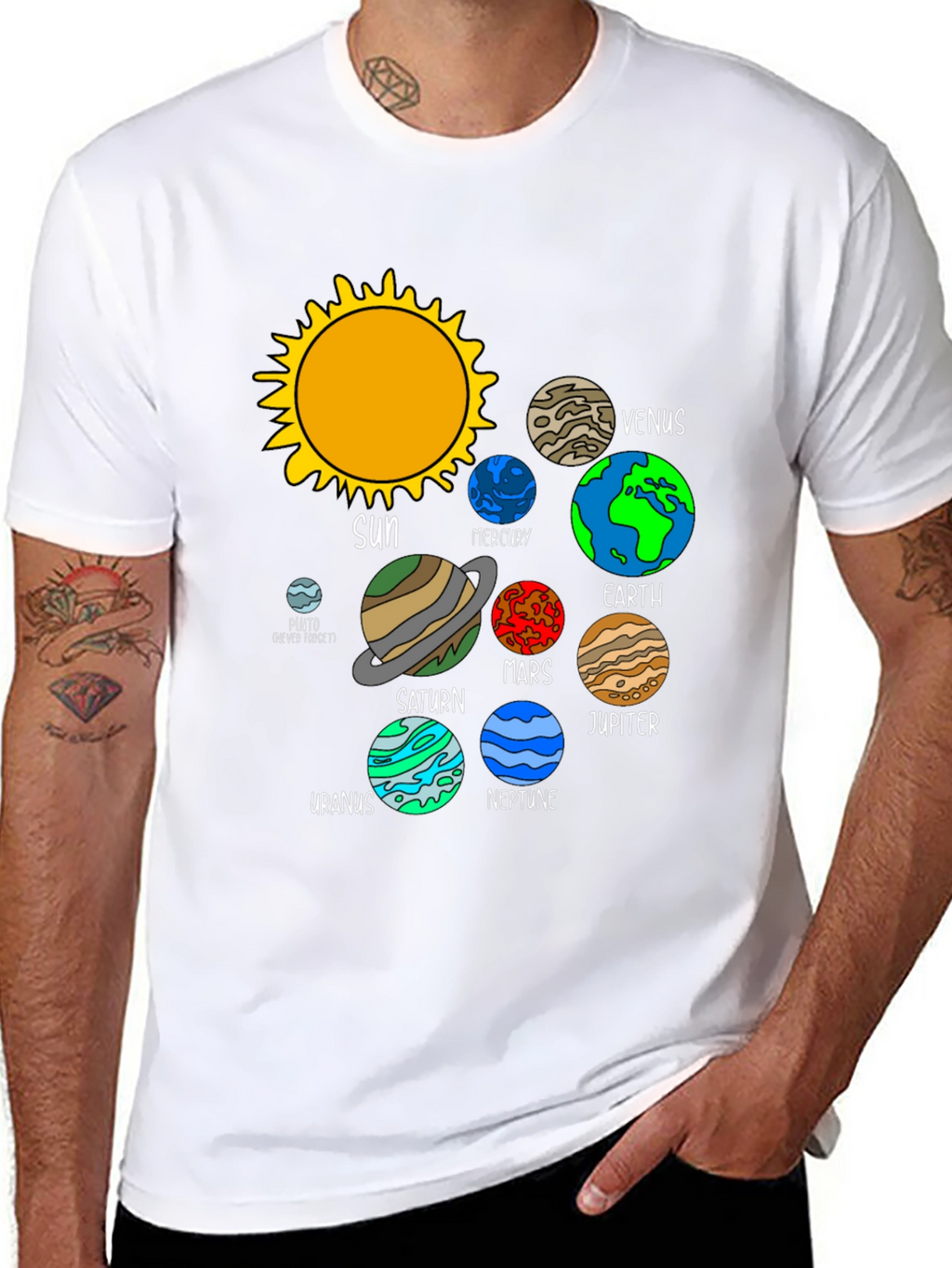 Solar System Planets T-Shirt - Astronomy Graphic Tee