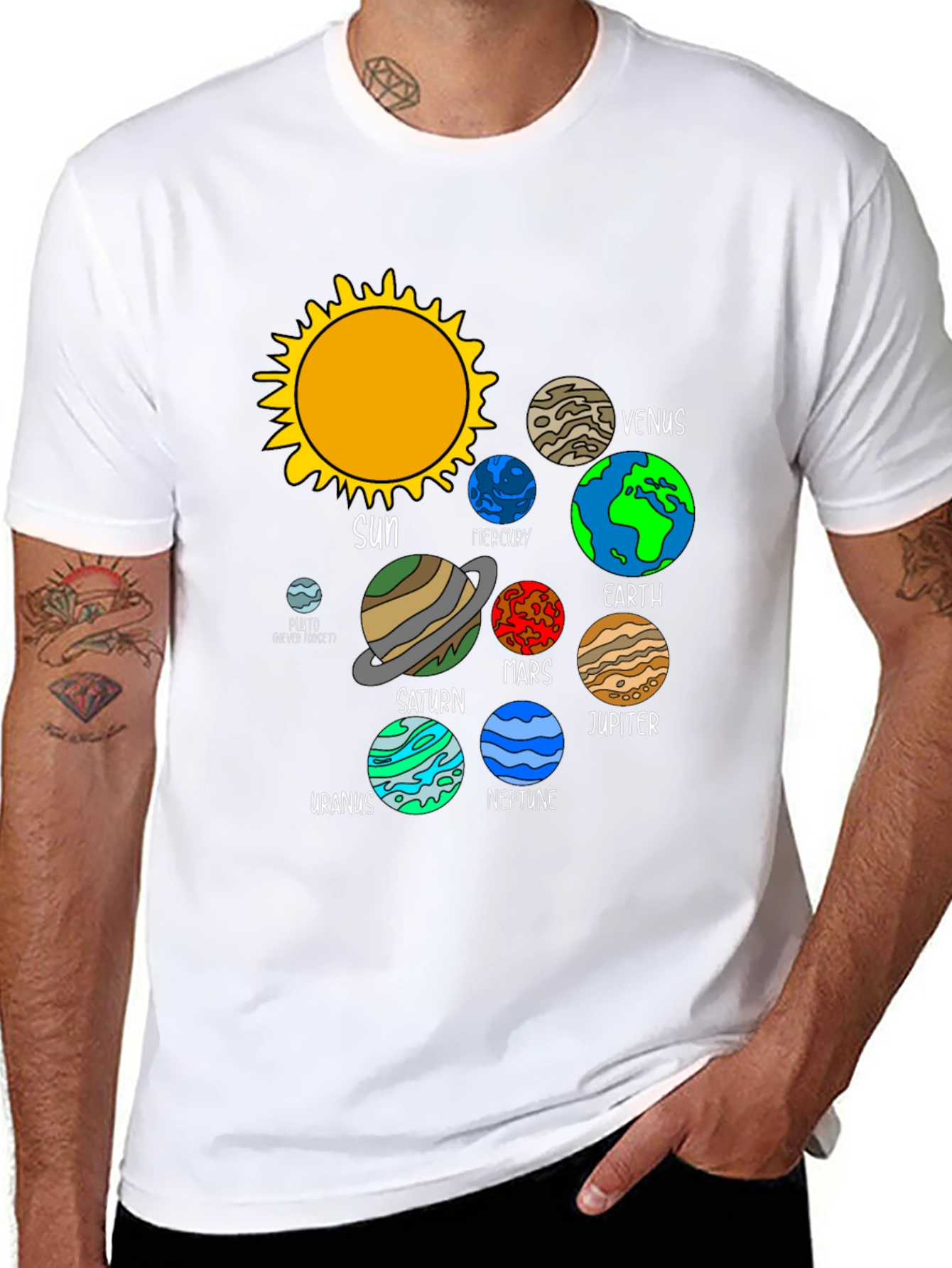 Solar System Planets T-Shirt - Astronomy Graphic Tee