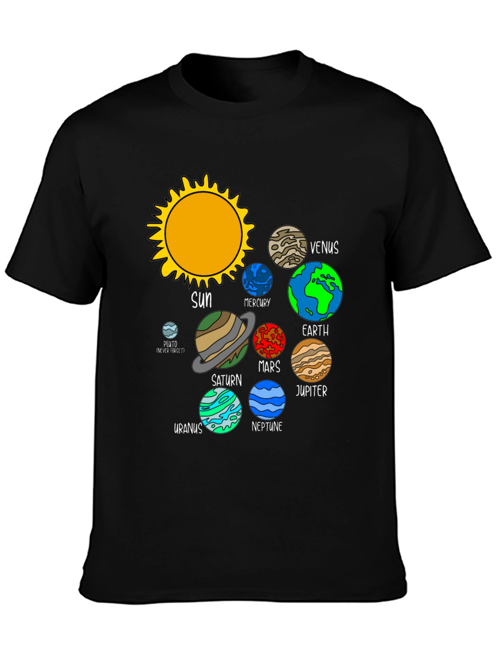 Solar System Planets T-Shirt - Astronomy Graphic Tee