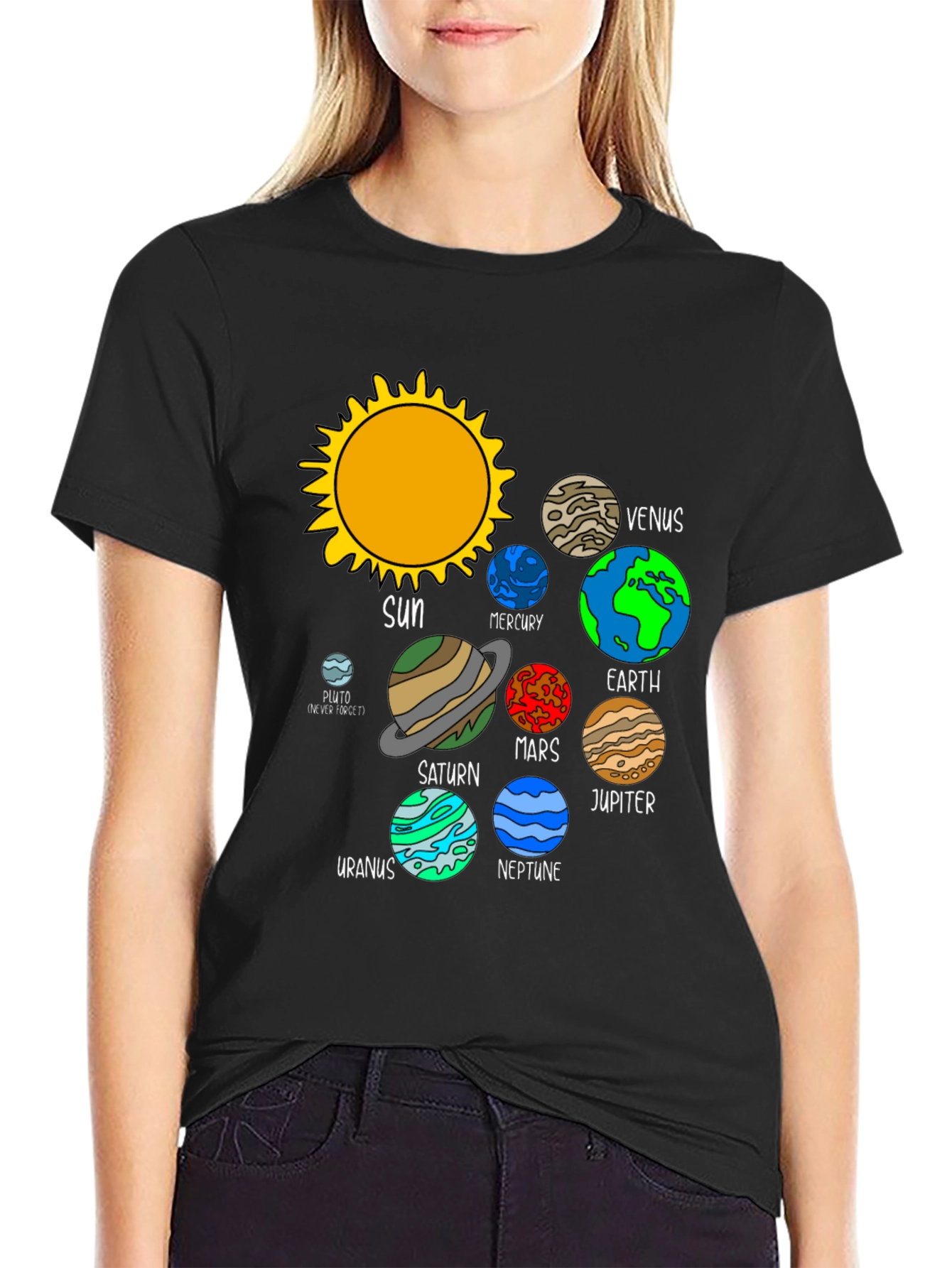Solar System Planets T-Shirt - Astronomy Graphic Tee