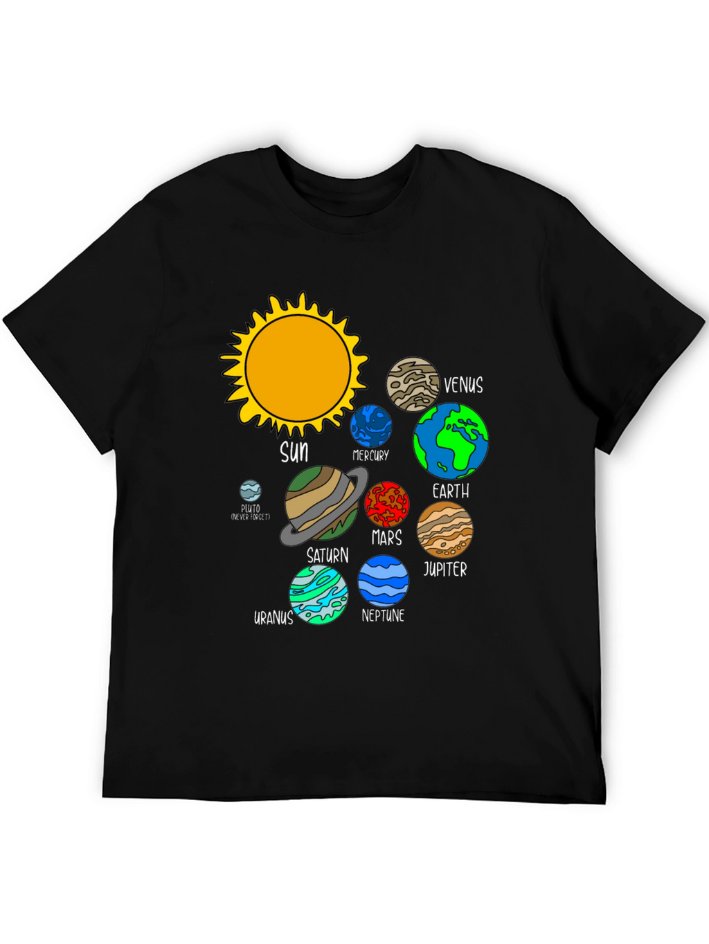 Solar System Planets T-Shirt - Astronomy Graphic Tee