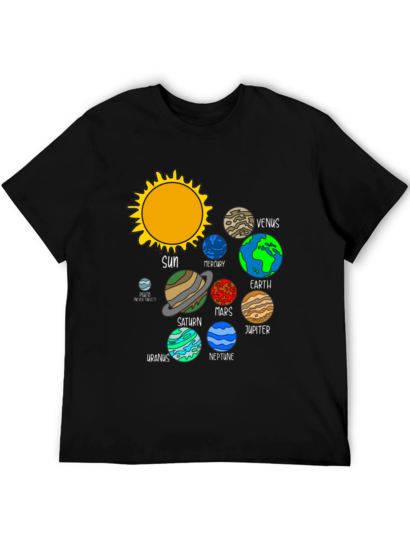 Solar System Planets T-Shirt - Astronomy Graphic Tee