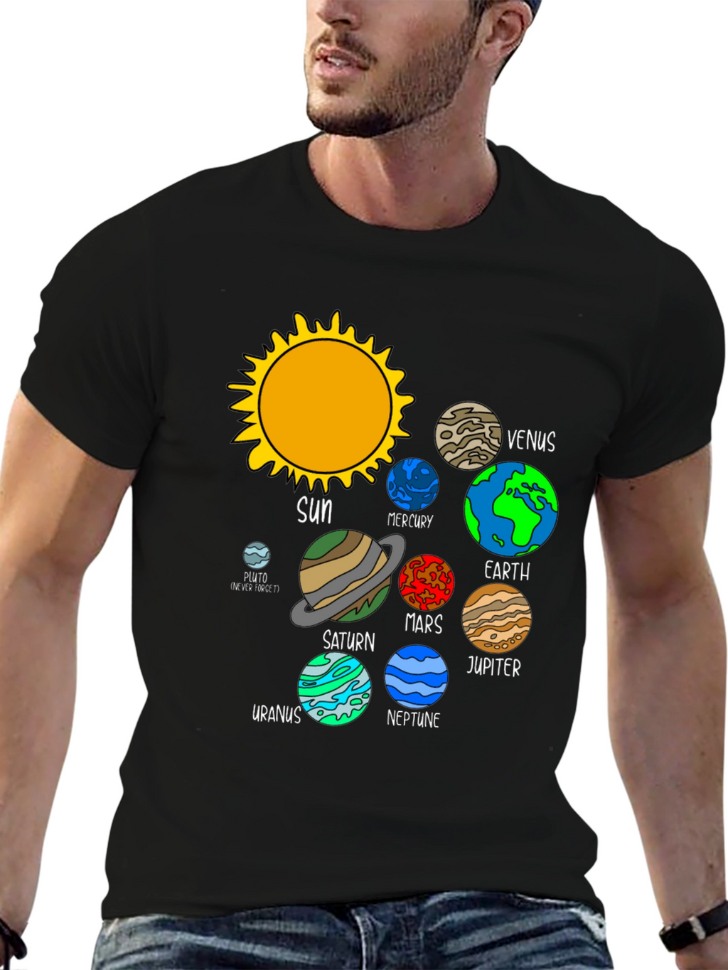 Solar System Planets T-Shirt - Astronomy Graphic Tee