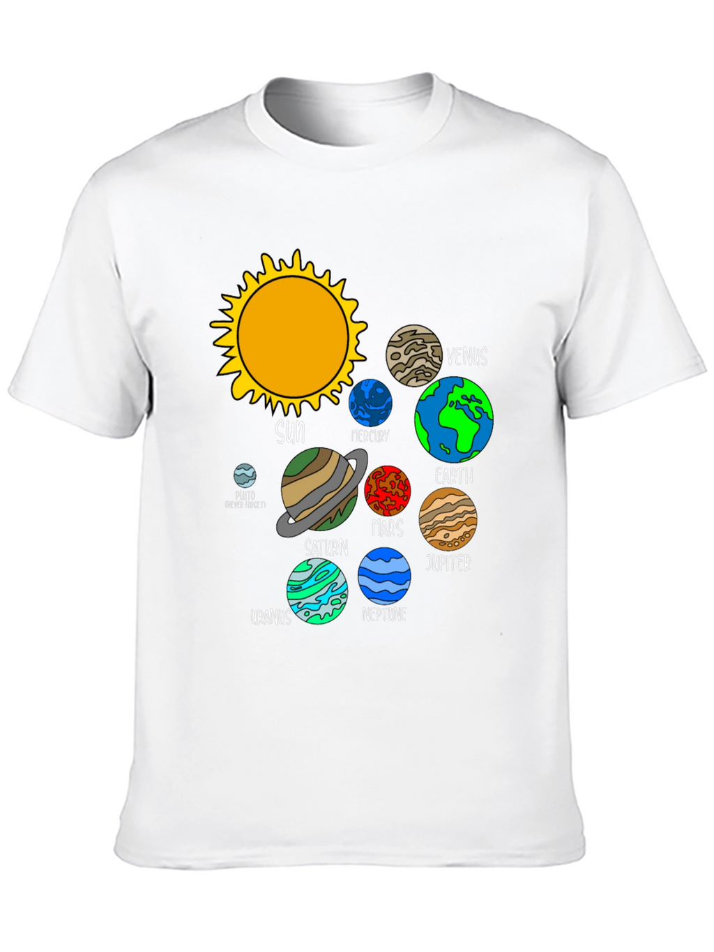 Solar System Planets T-Shirt - Astronomy Graphic Tee