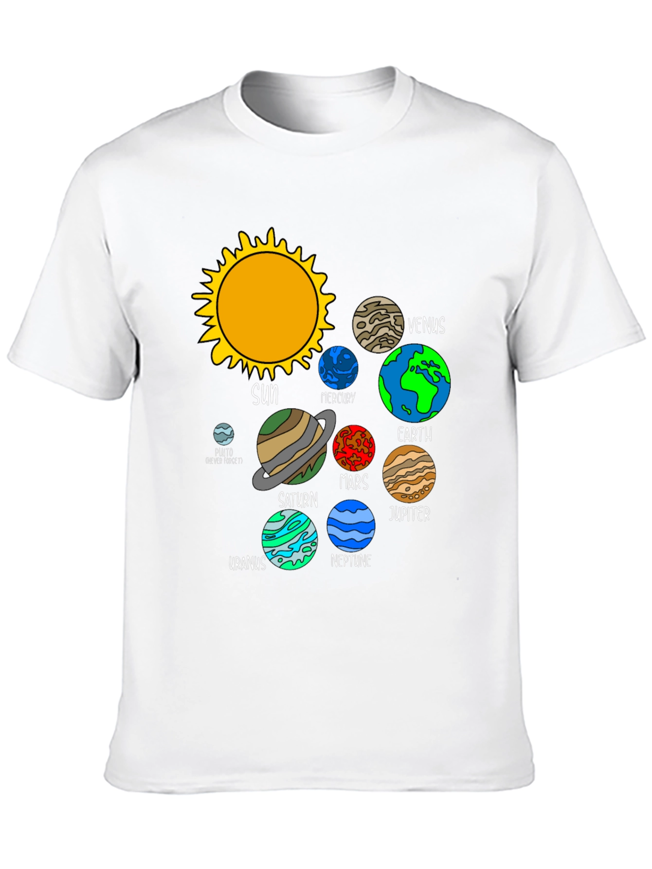 Solar System Planets T-Shirt - Astronomy Graphic Tee