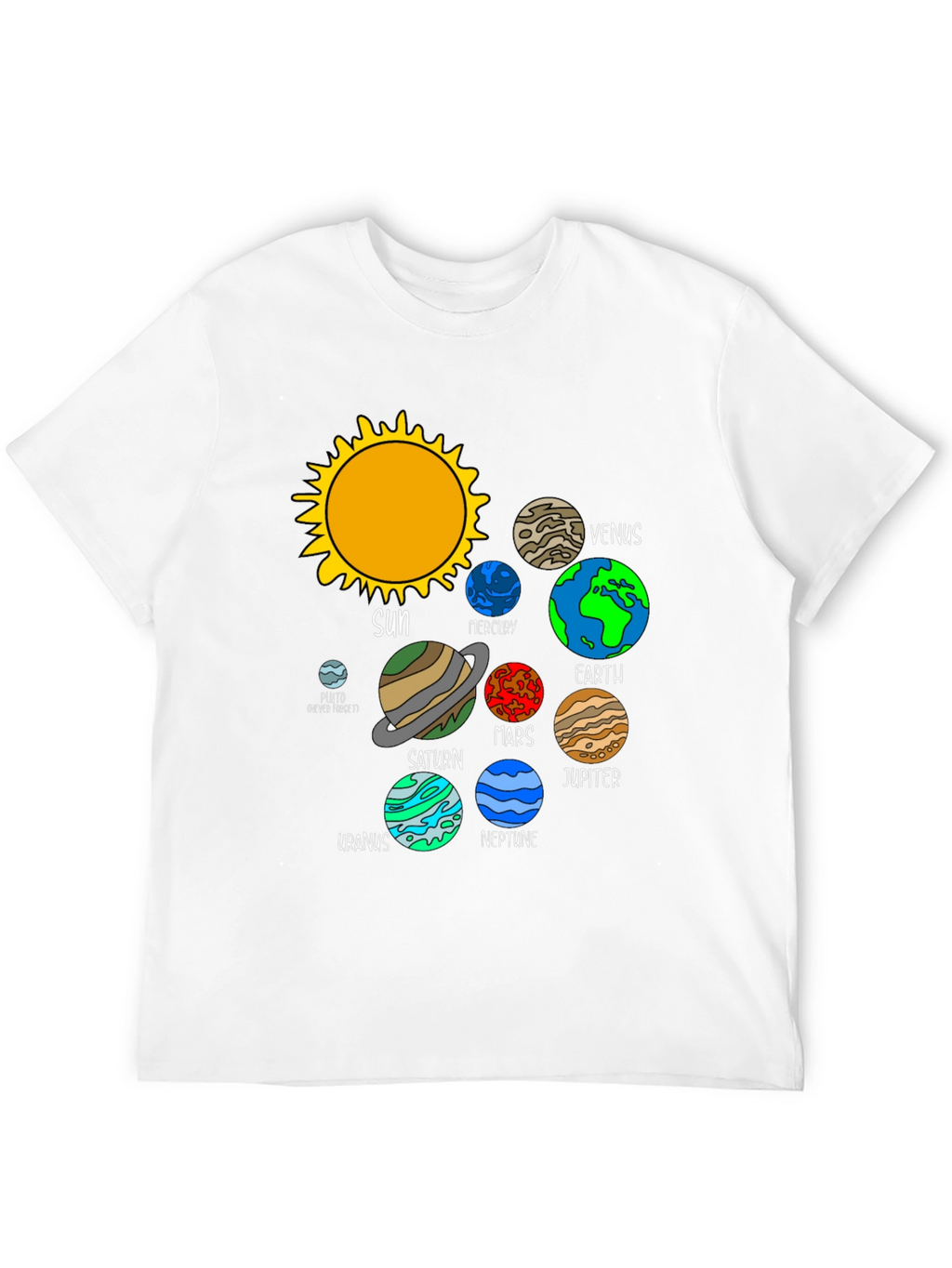 Solar System Planets T-Shirt - Astronomy Graphic Tee