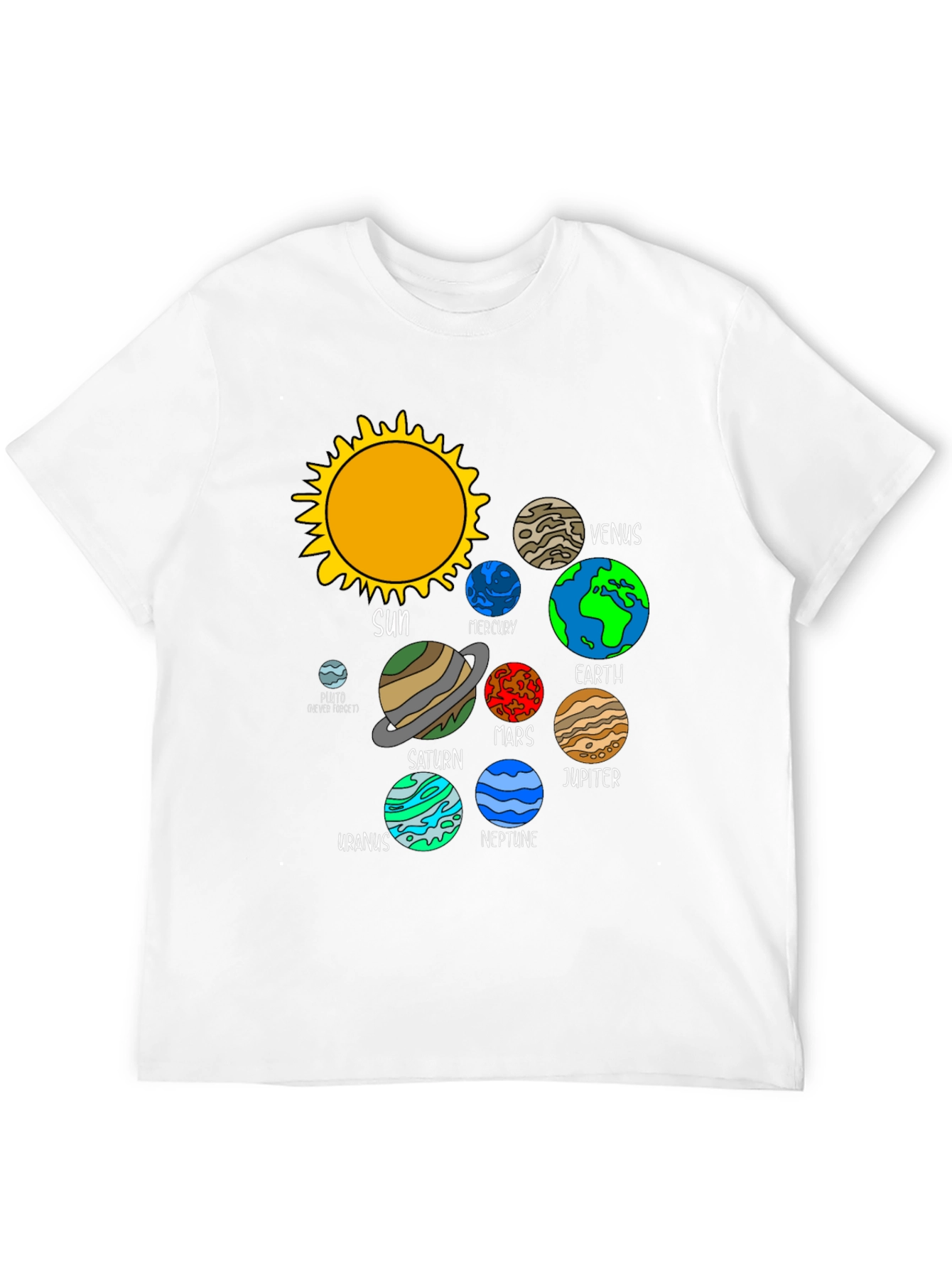 Solar System Planets T-Shirt - Astronomy Graphic Tee
