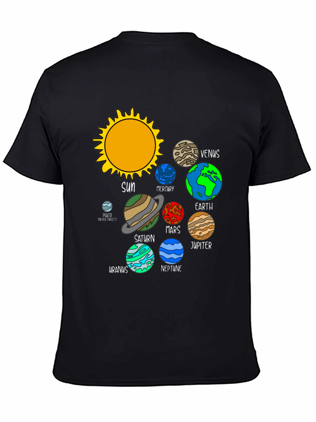 Solar System Planets T-Shirt - Astronomy Graphic Tee