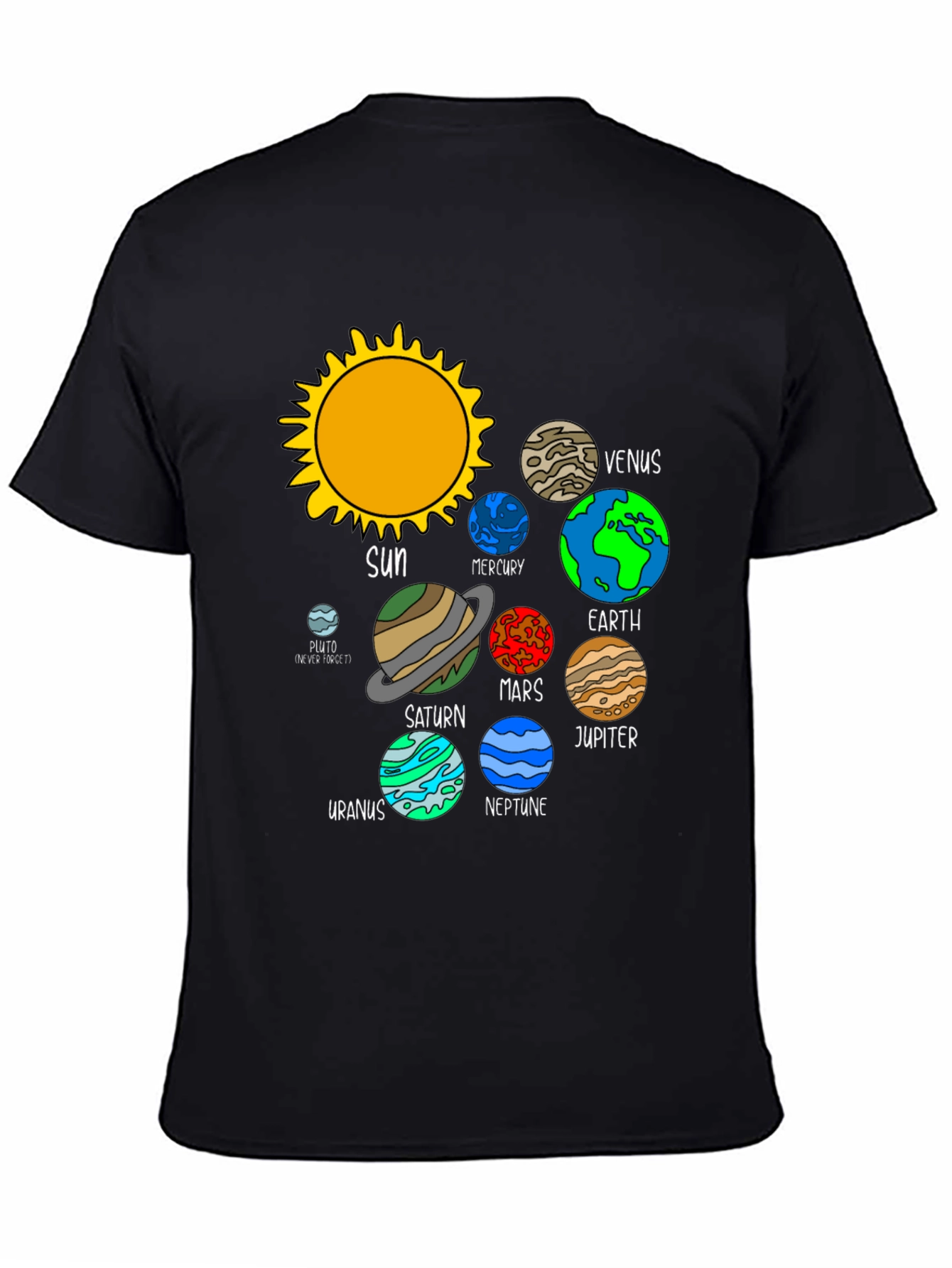 Solar System Planets T-Shirt - Astronomy Graphic Tee