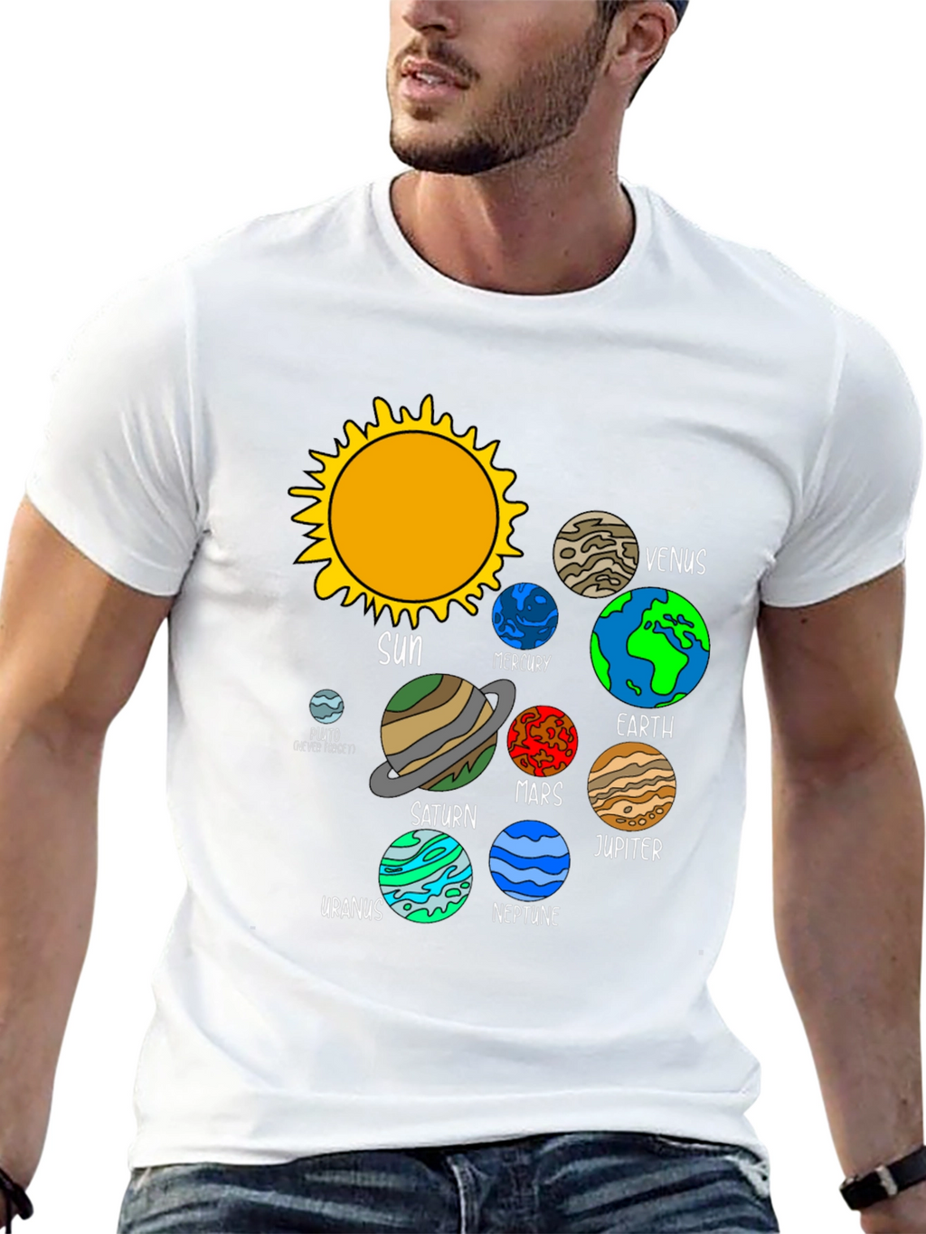 Solar System Planets T-Shirt - Astronomy Graphic Tee