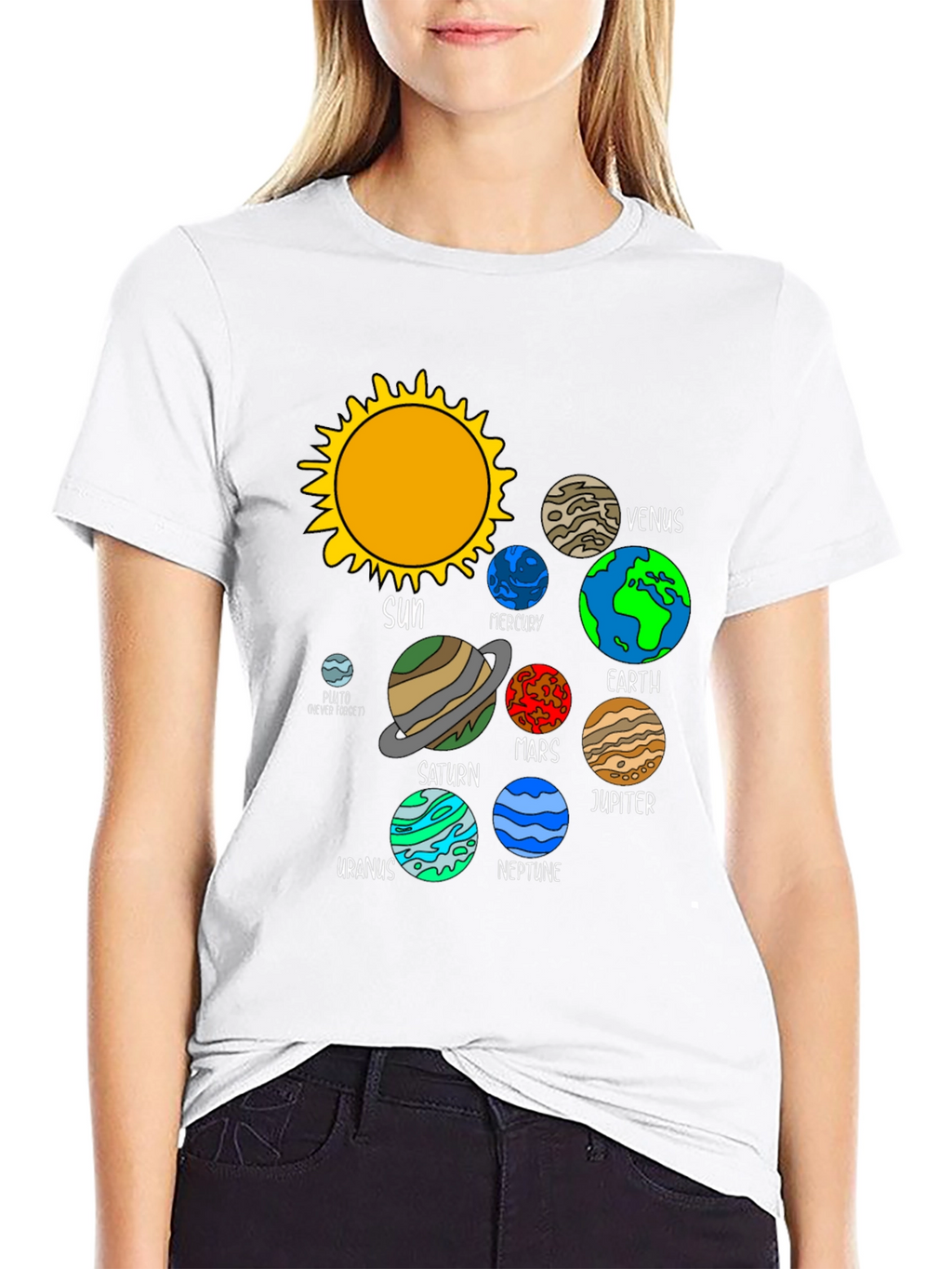Solar System Planets T-Shirt - Astronomy Graphic Tee
