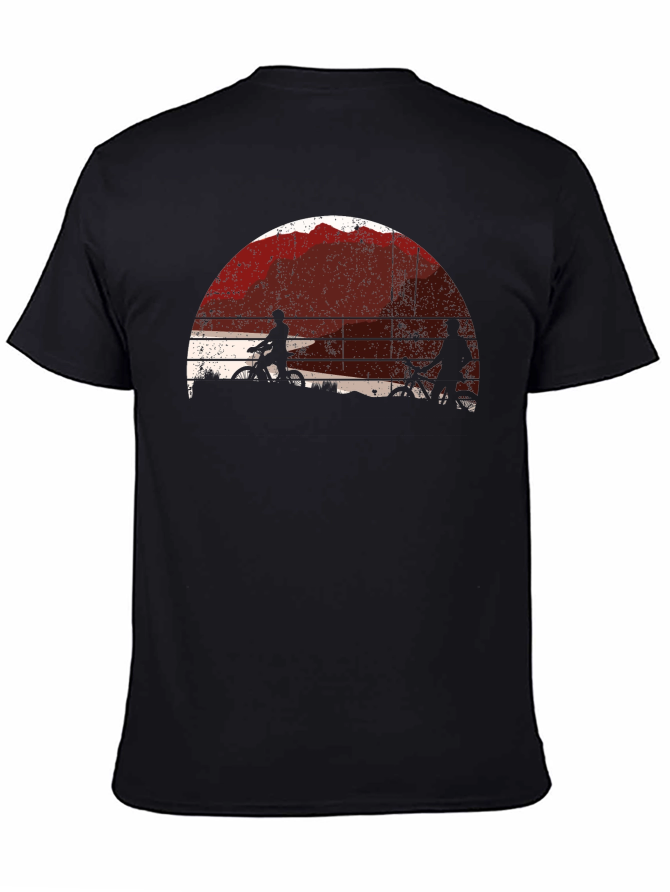 Retro Sunset Bike Riders T-Shirt