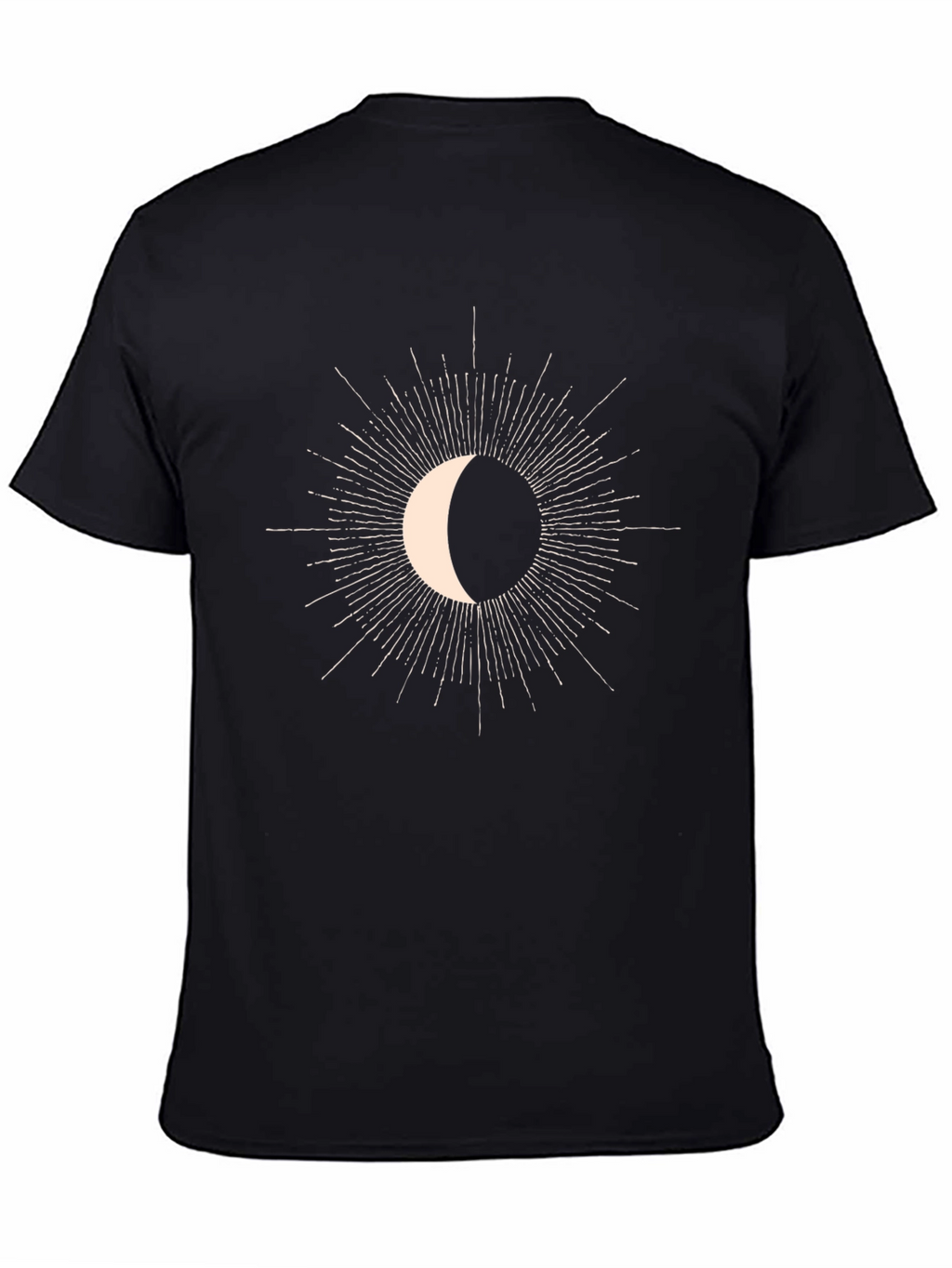 Celestial Crescent Moon Graphic Tee