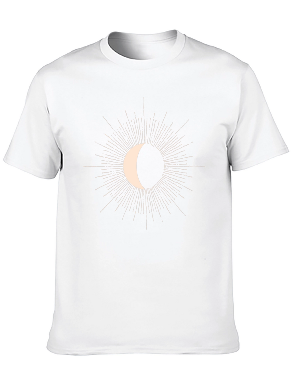Celestial Crescent Moon Graphic Tee