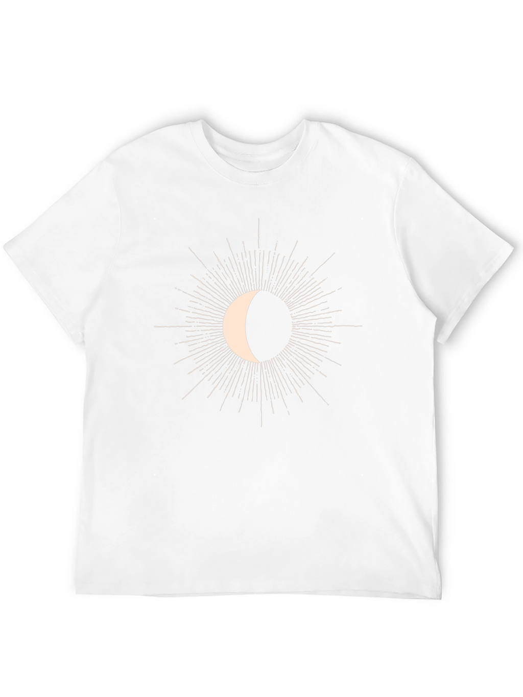 Celestial Crescent Moon Graphic Tee