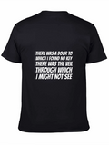 Poetic Mystery T-Shirt: Door and Veil Design