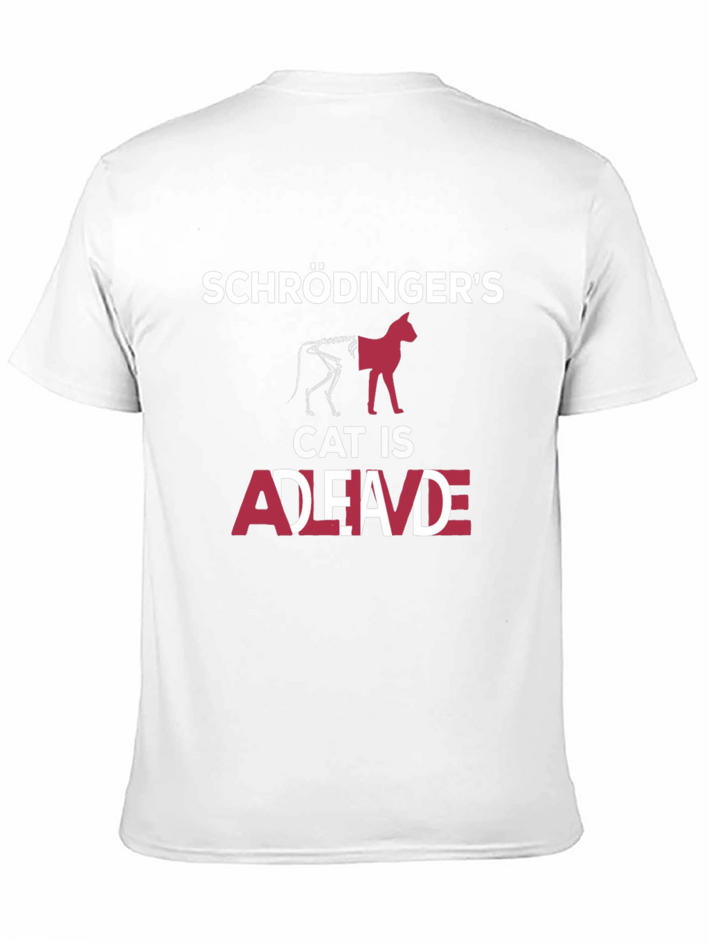 Schrödingers Cat T-Shirt: Dead & Alive Funny Physics Tee