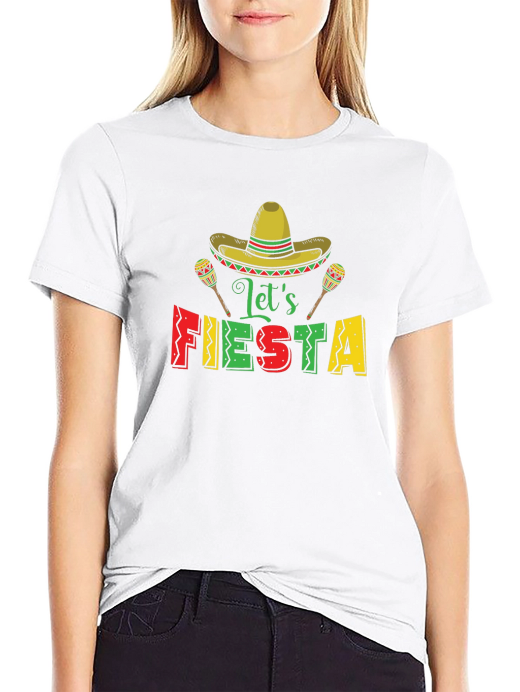 Lets Fiesta Graphic T-Shirt
