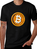 Bitcoin Graphic Tee - Crypto Black T-Shirt