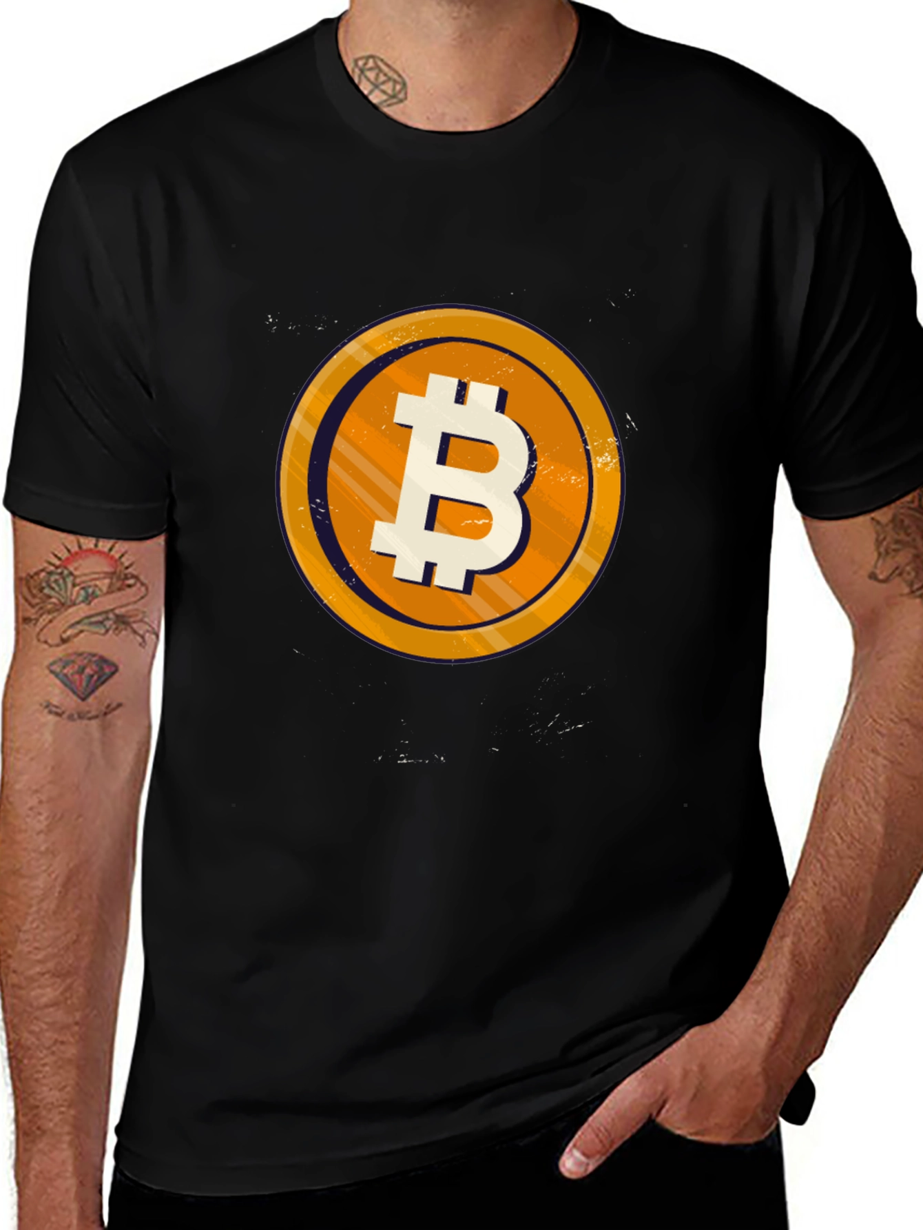 Bitcoin Graphic Tee - Crypto Black T-Shirt