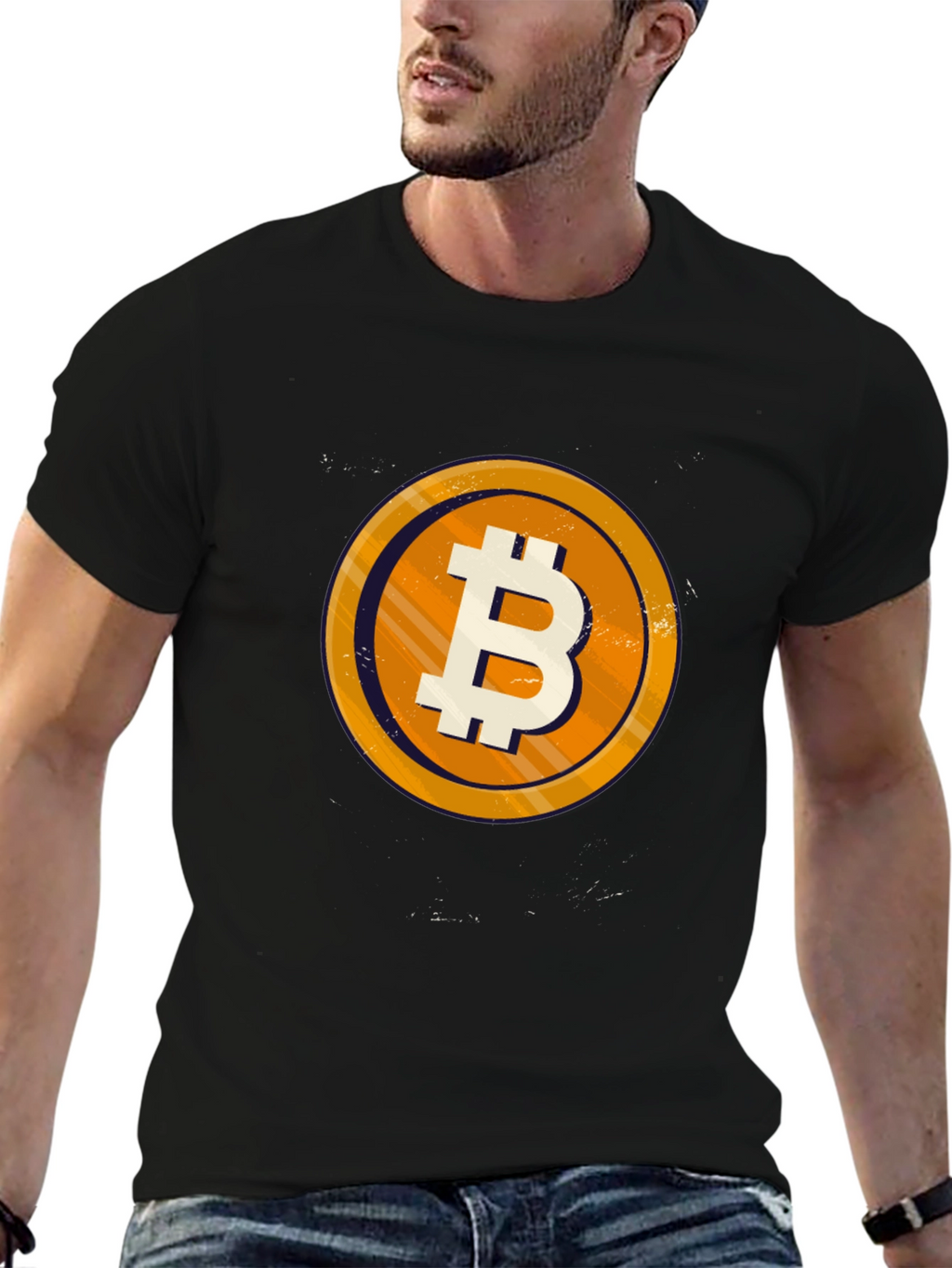 Bitcoin Graphic Tee - Crypto Black T-Shirt