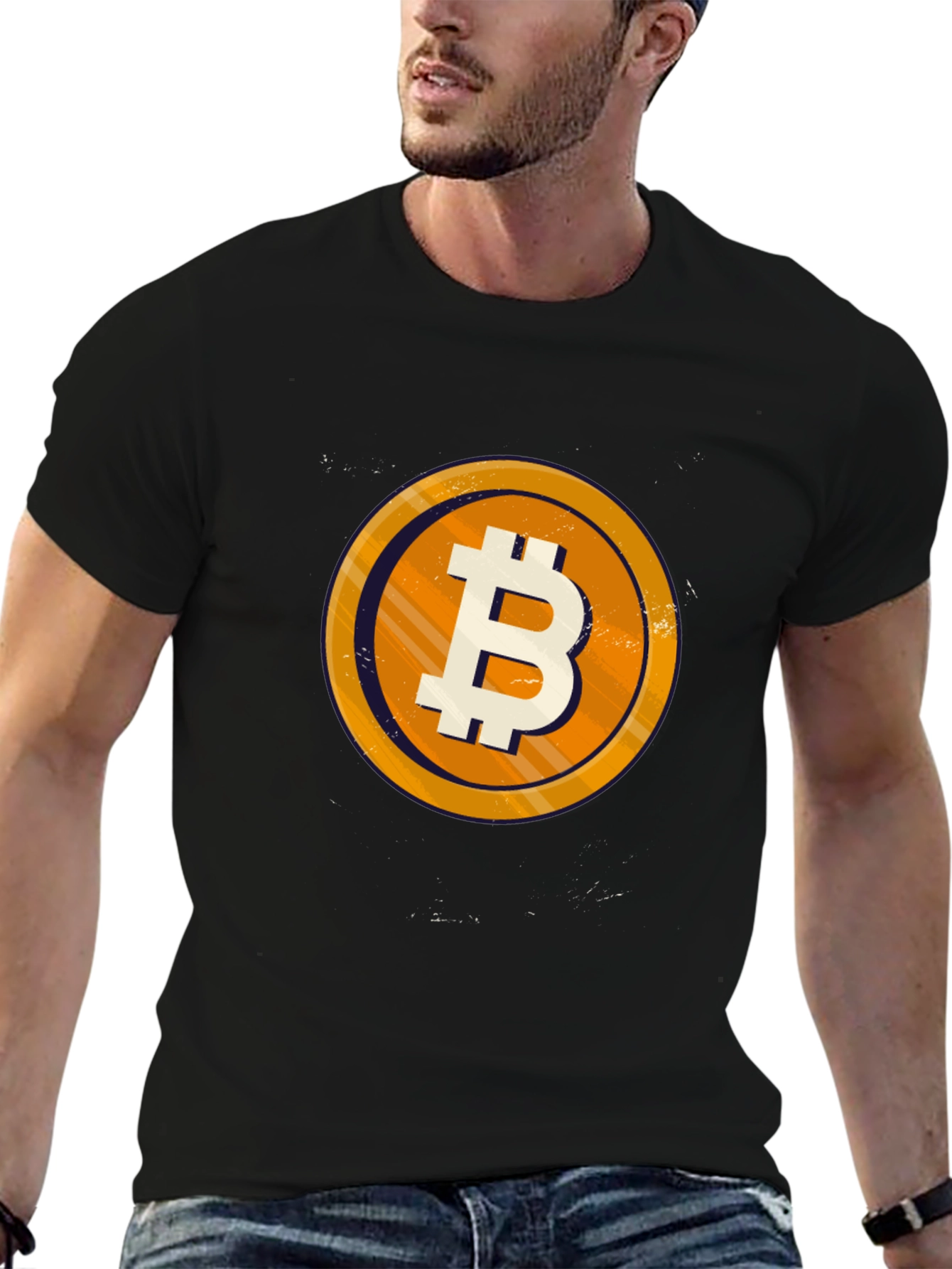 Bitcoin Graphic Tee - Crypto Black T-Shirt