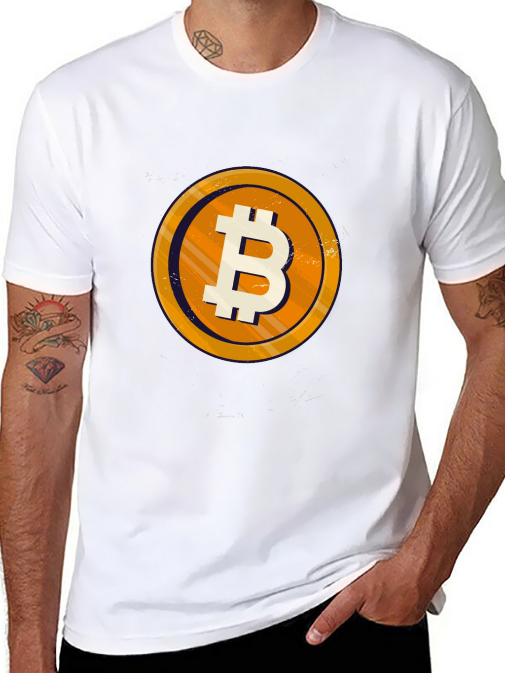Bitcoin Graphic Tee - Crypto Black T-Shirt