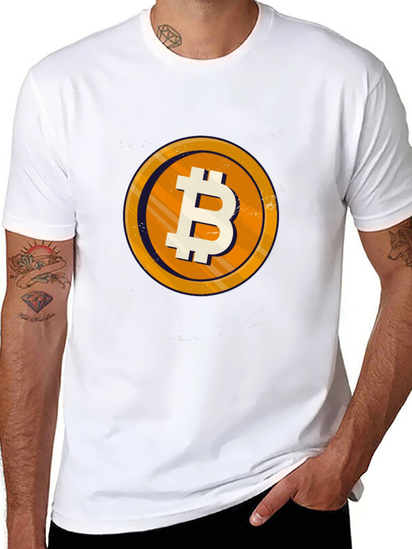 Bitcoin Graphic Tee - Crypto Black T-Shirt