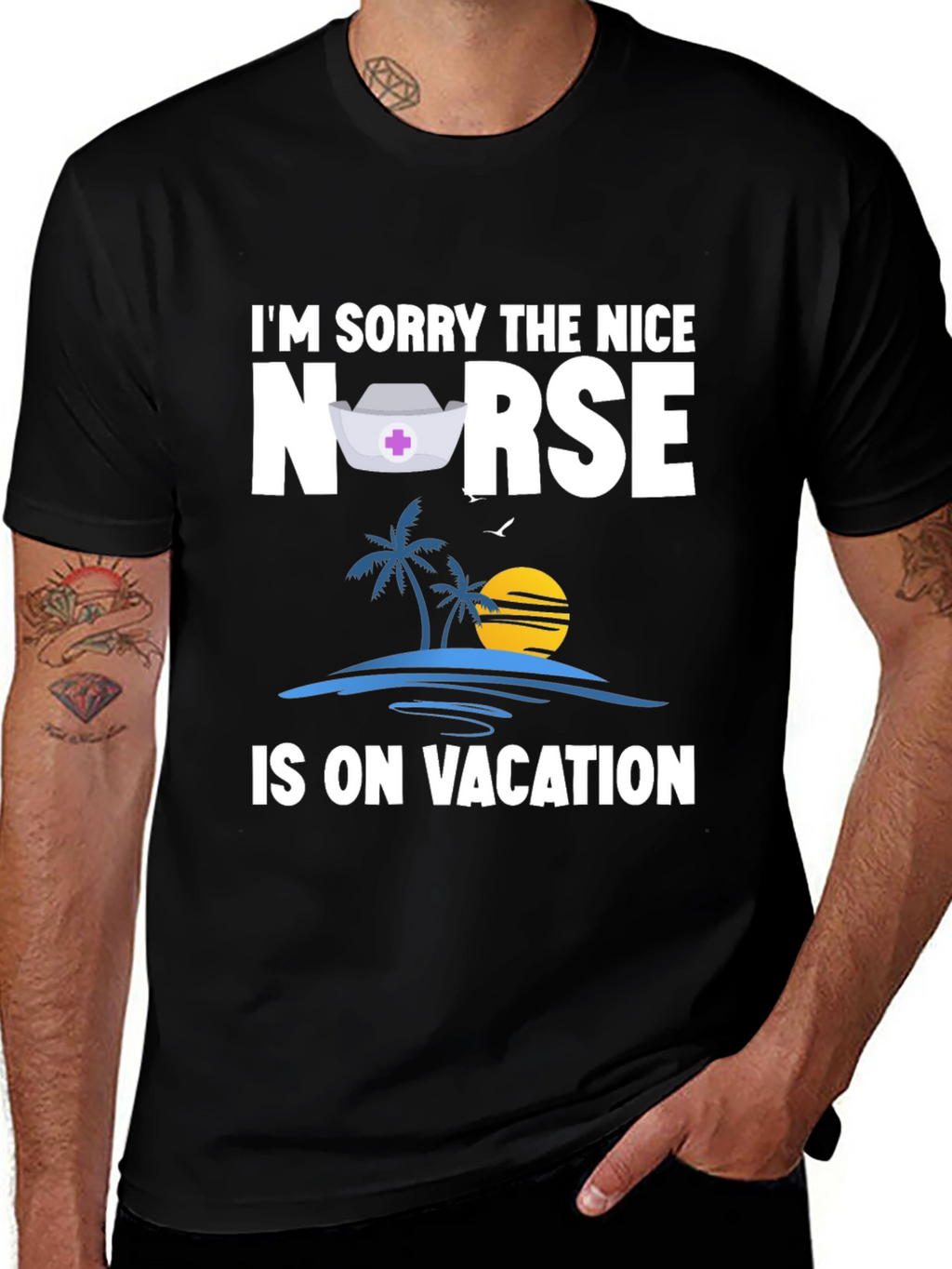 Funny Nurse On Vacation T-Shirt