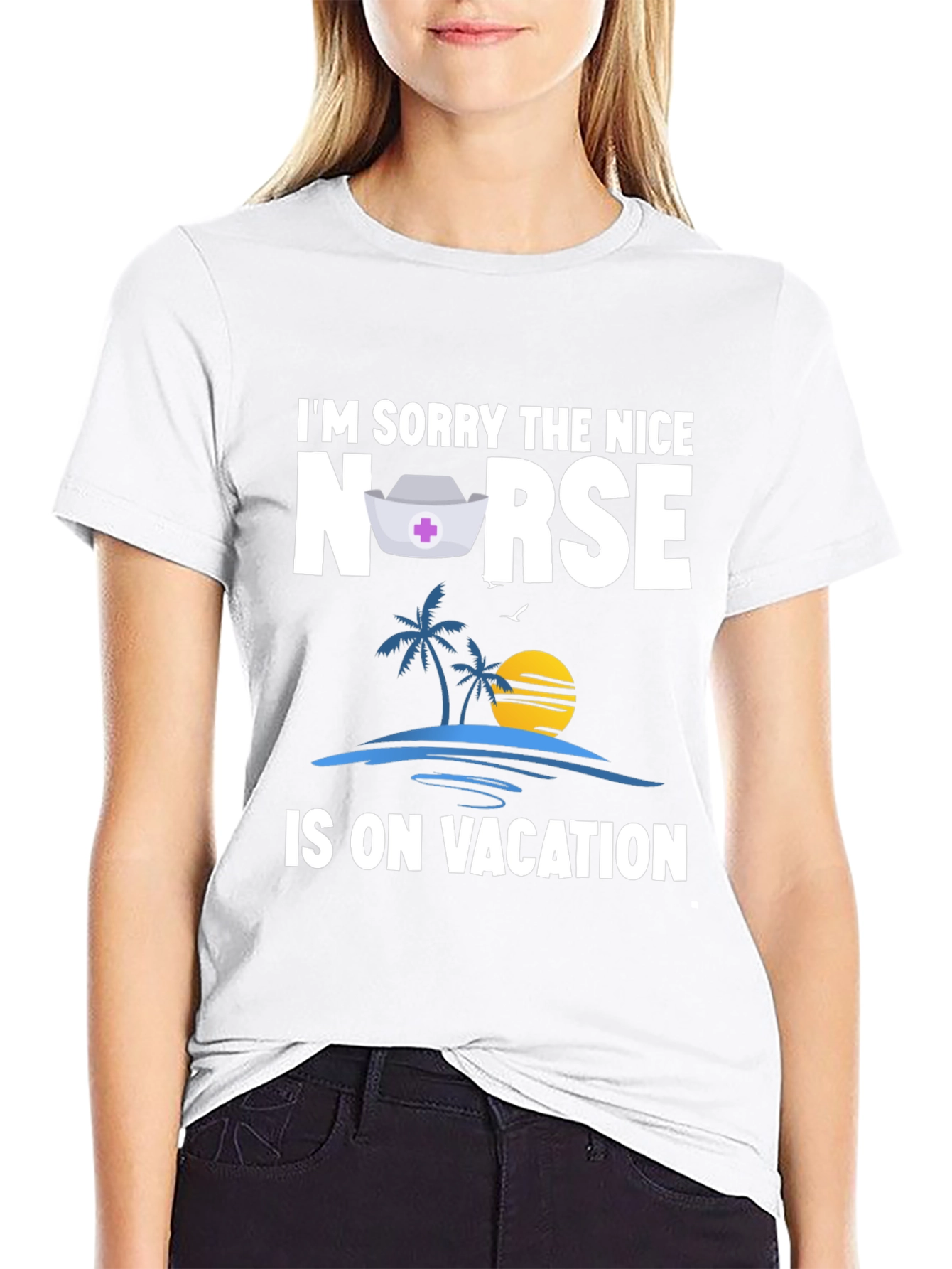 Funny Nurse On Vacation T-Shirt