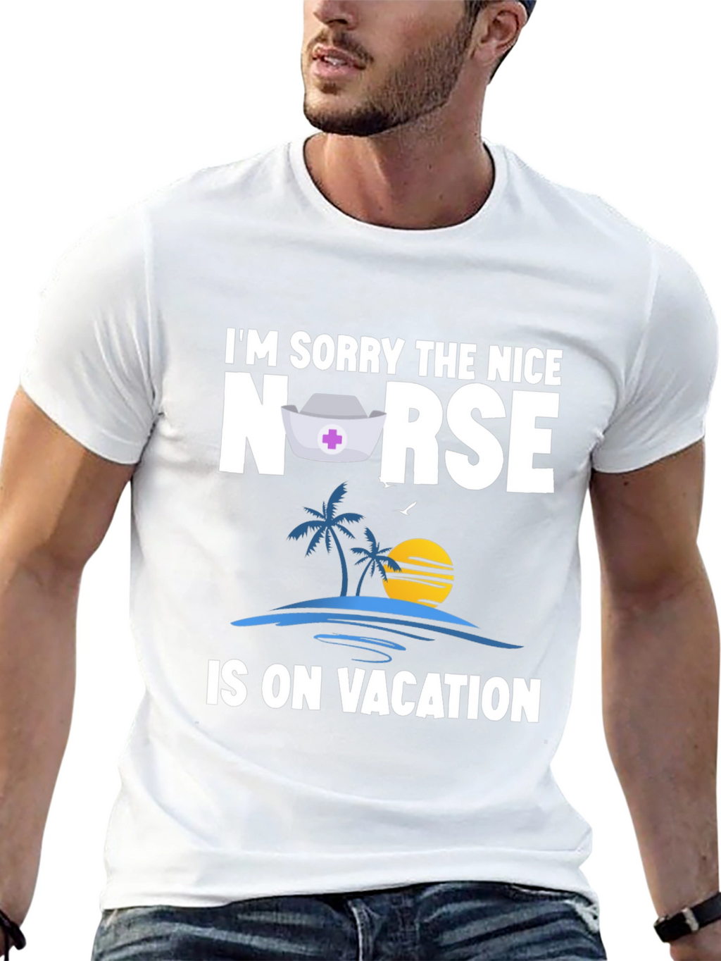 Funny Nurse On Vacation T-Shirt